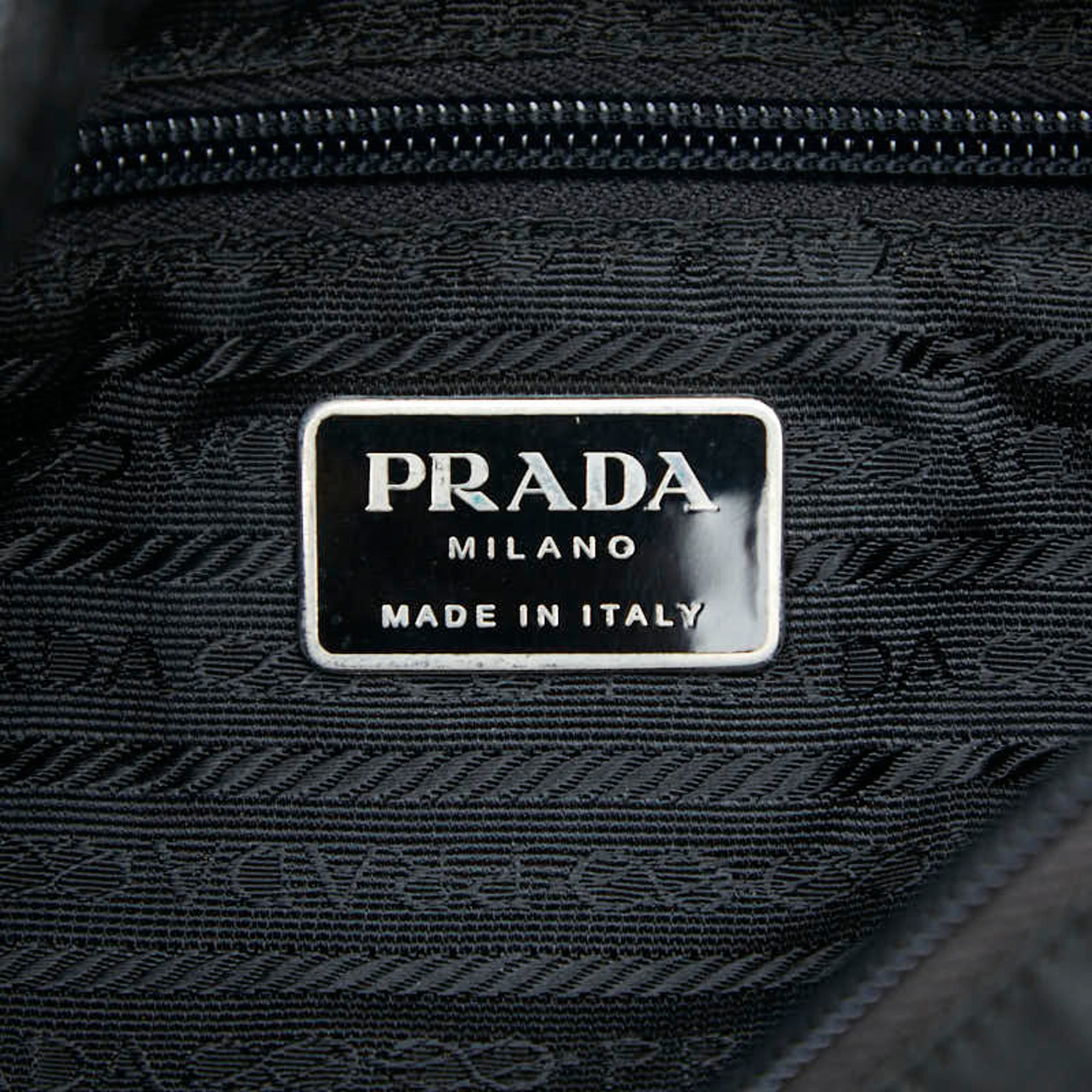 Prada Black Nylon Shoulder Bag Tote Bag (Pre-Owned)