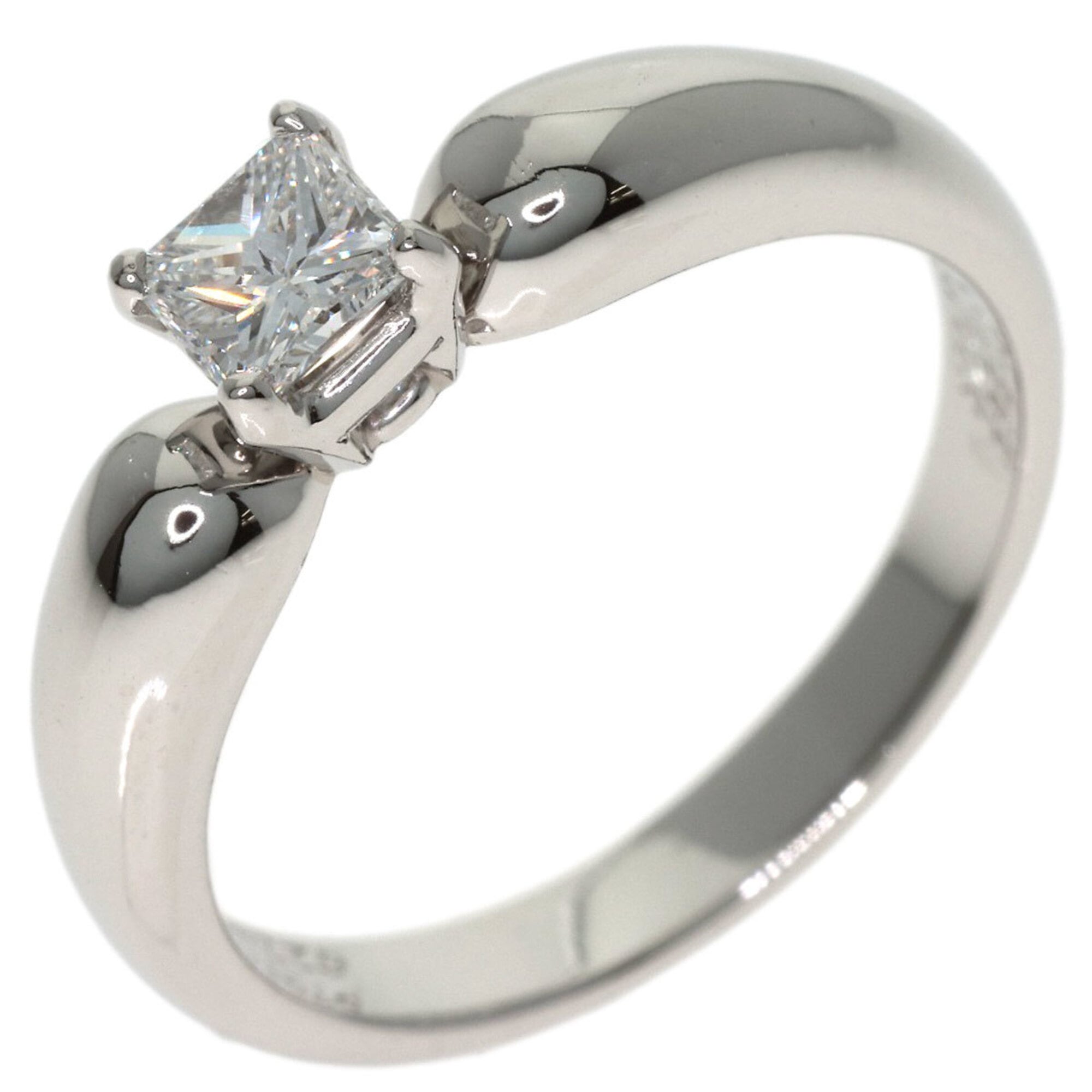 Van Cleef & Arpels Platinum 1000 Band Ring (Pre-Owned)