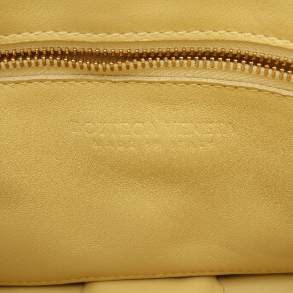 Bottega Veneta Yellow Leather Handbag Shoulder Bag (Pre-Owned)