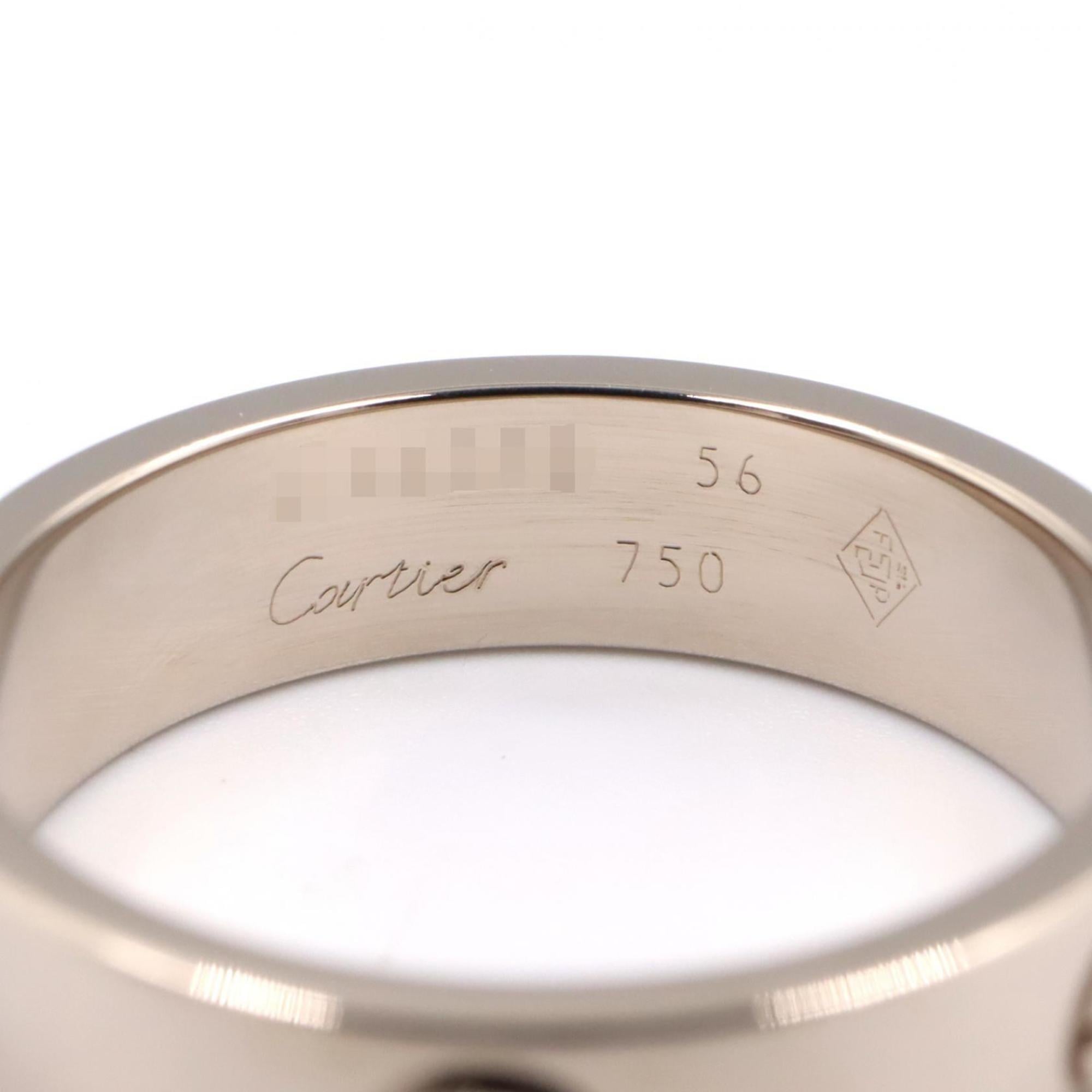 Cartier Silver White Gold (18K) Band Ring (Pre-Owned)