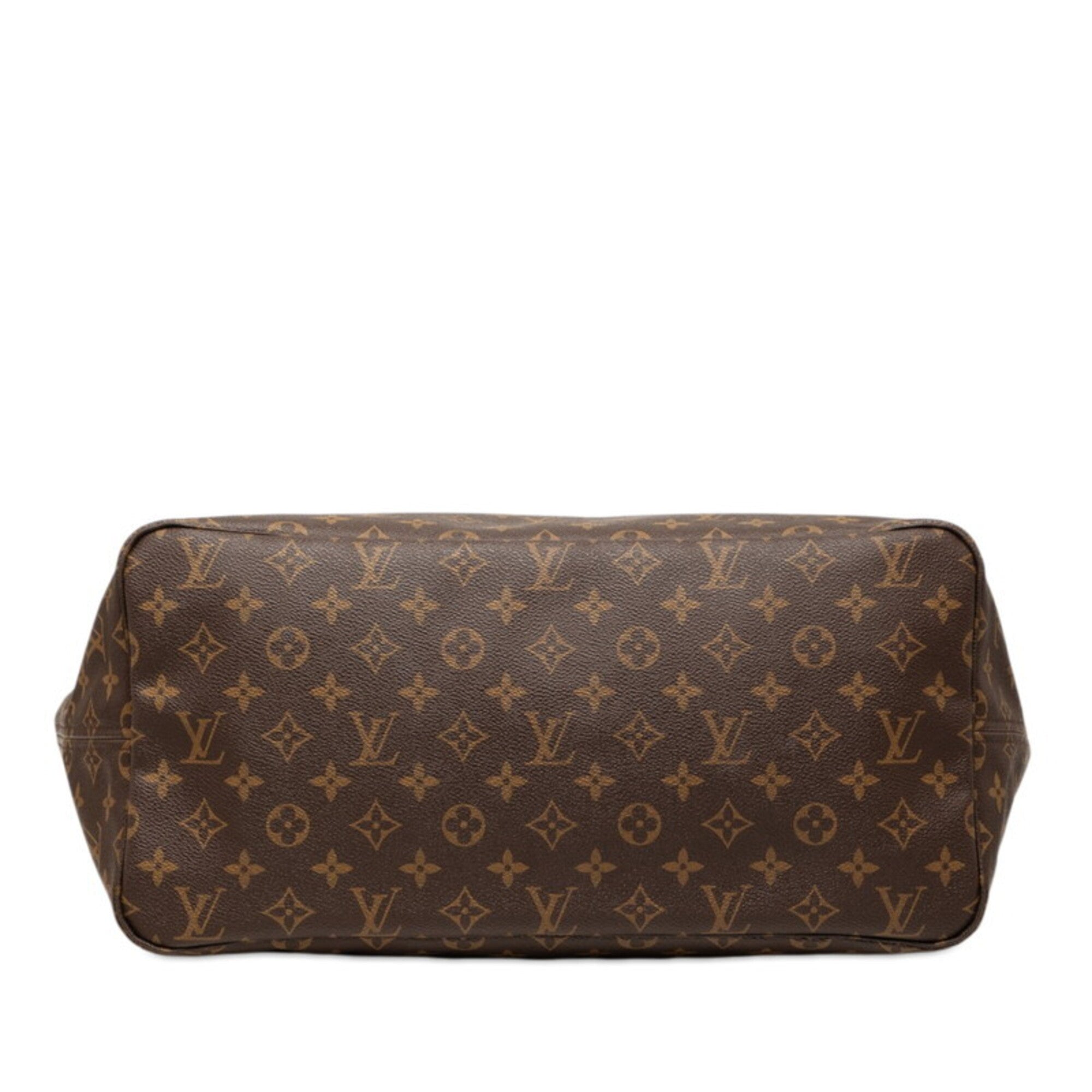 Louis Vuitton Brown Pvc Leather Shoulder Bag Tote Bag (Pre-Owned)