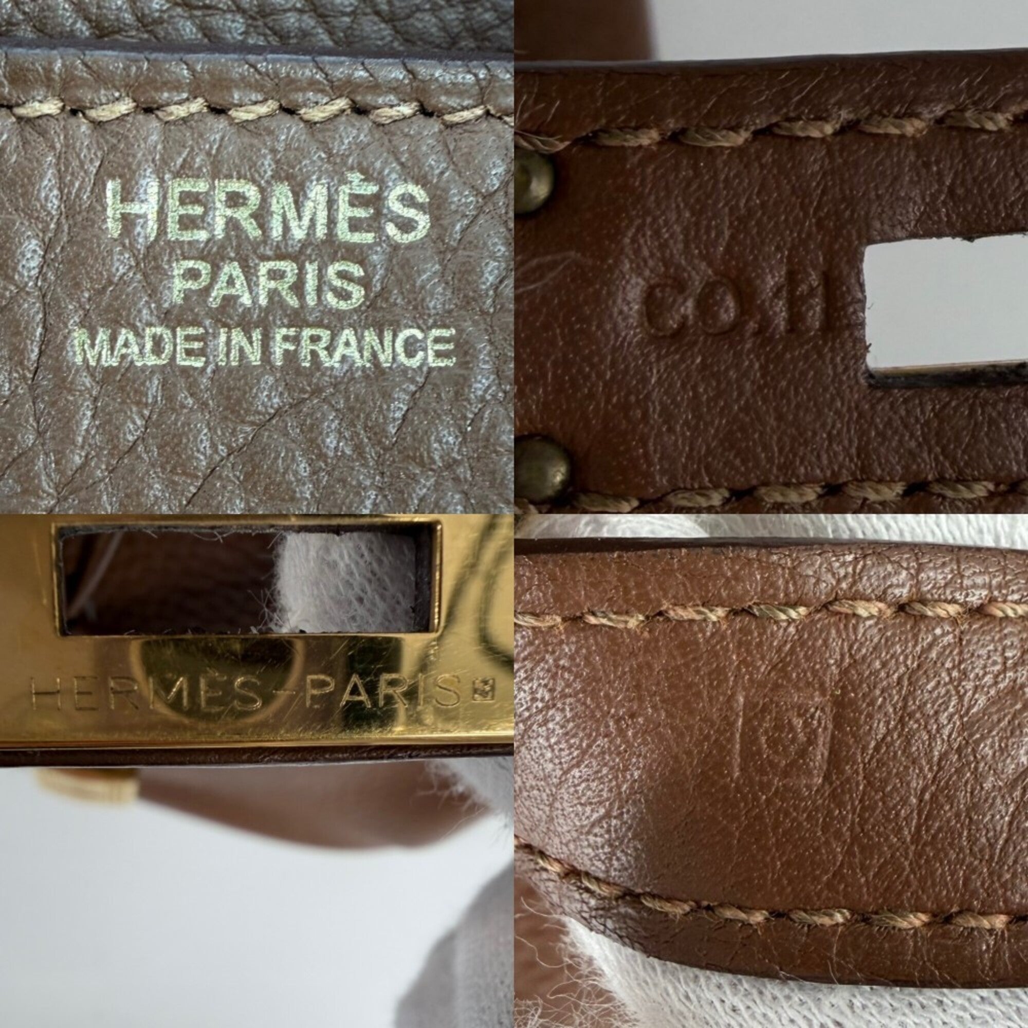 Hermes Birkin Brown Leather Handbag (Pre-Owned)