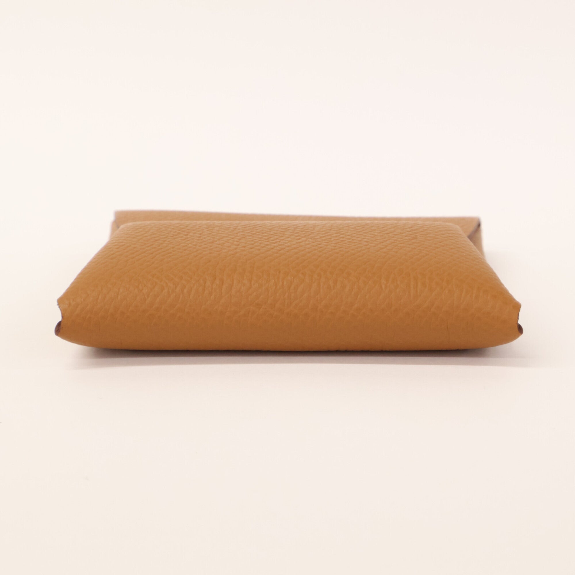 Hermes Gold Epsom Leather Coin Purse/Coin Case (Pre-Owned)