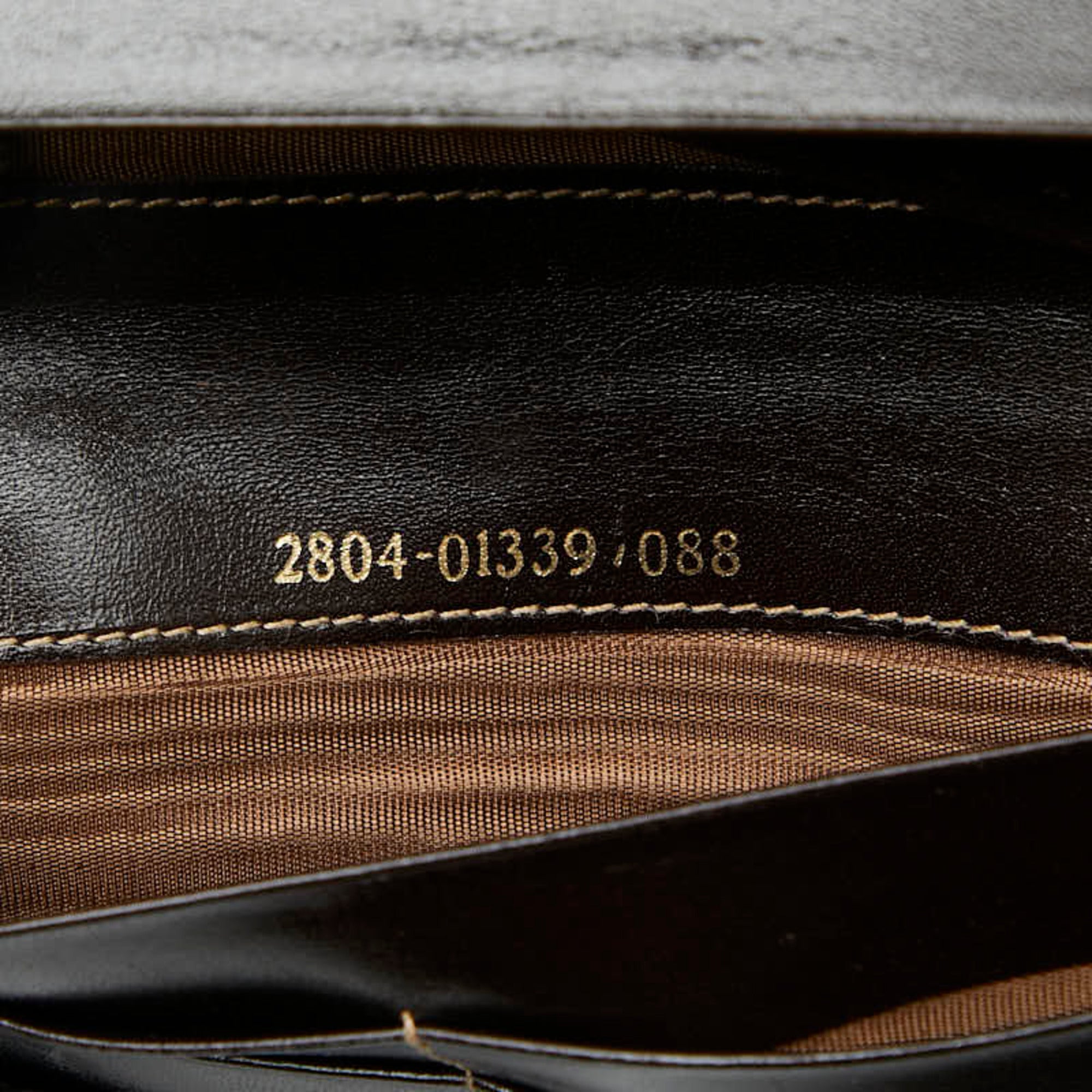 Fendi Brown Canvas Leather Long Wallet (Bi-Fold) (Pre-Owned)