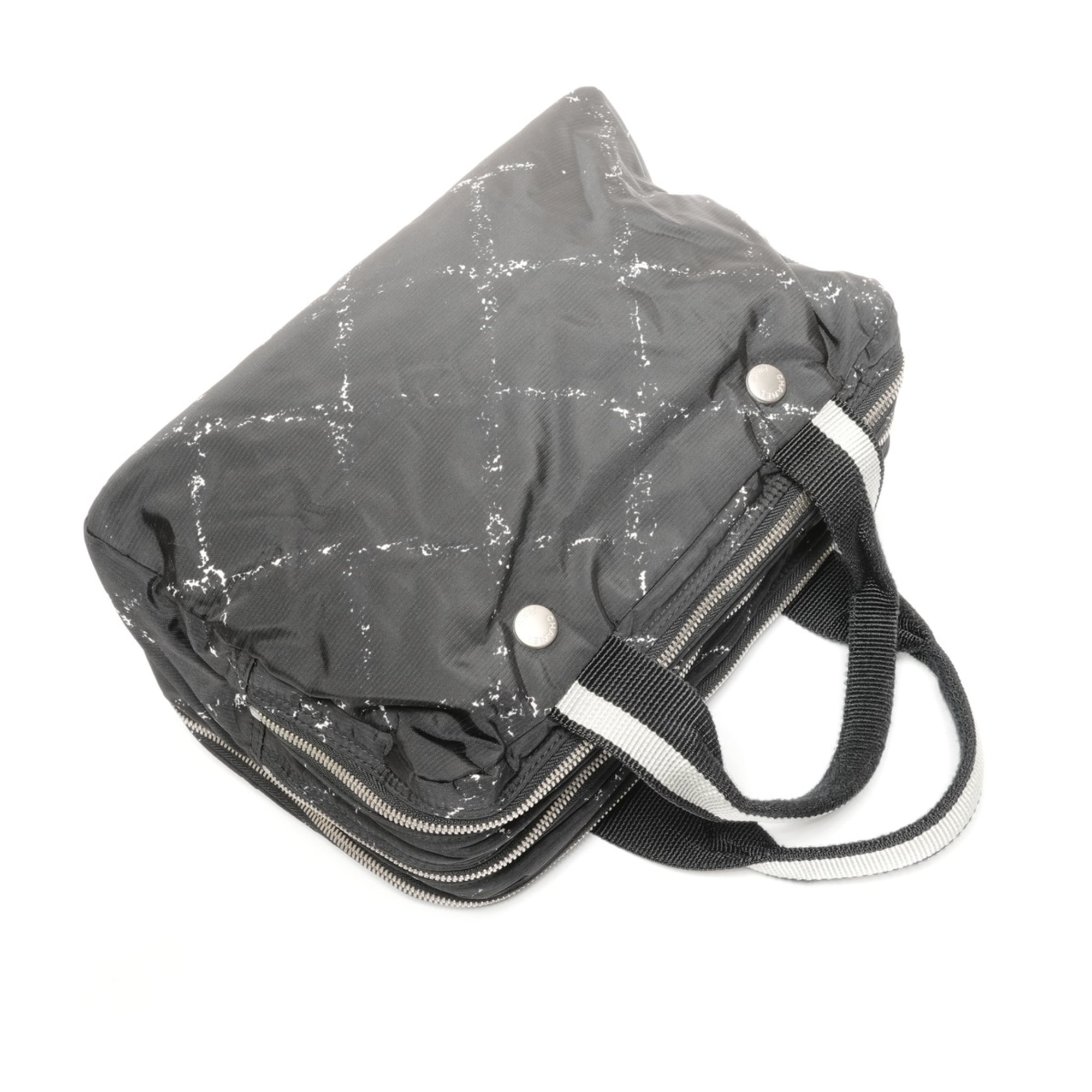 Chanel Travel Line Black Travel Line Handbag (Pre-Owned)