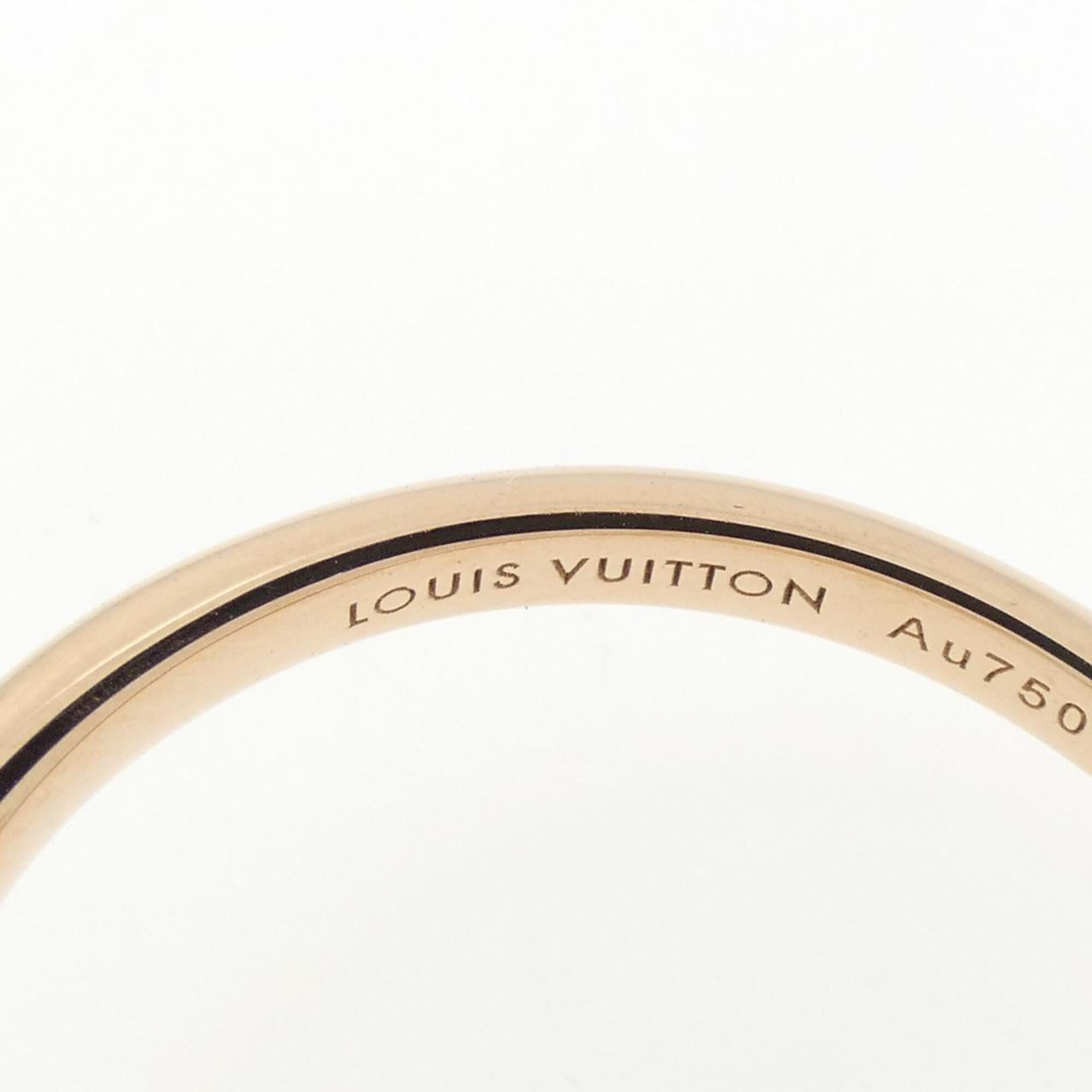 Louis Vuitton Pink Gold (18K) Band Ring (Pre-Owned)