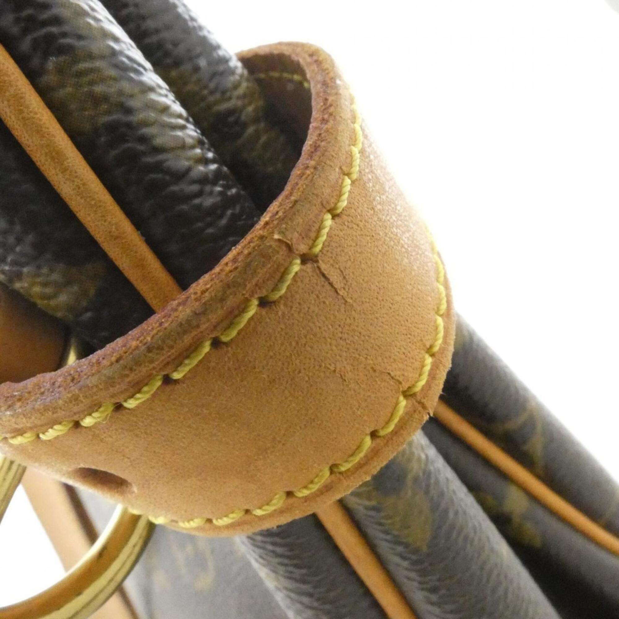 Louis Vuitton Monogram Marron Coated Canvas Shoulder Bag (Pre-Owned)