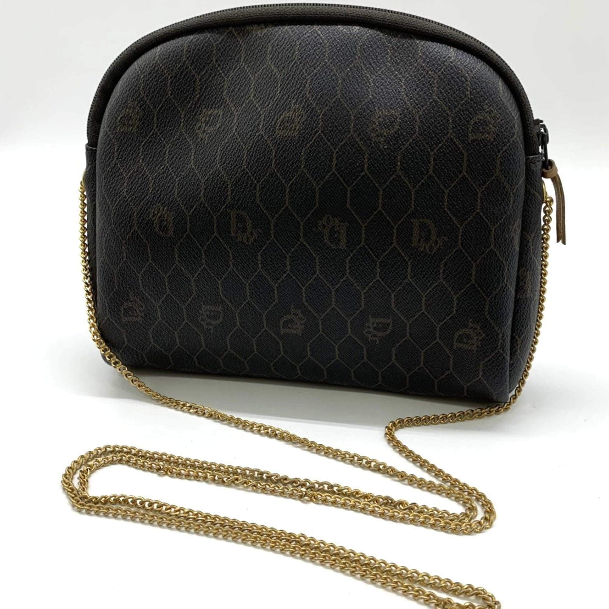 Christian Dior Brown Pvc Shoulder Bag (Pre-Owned)
