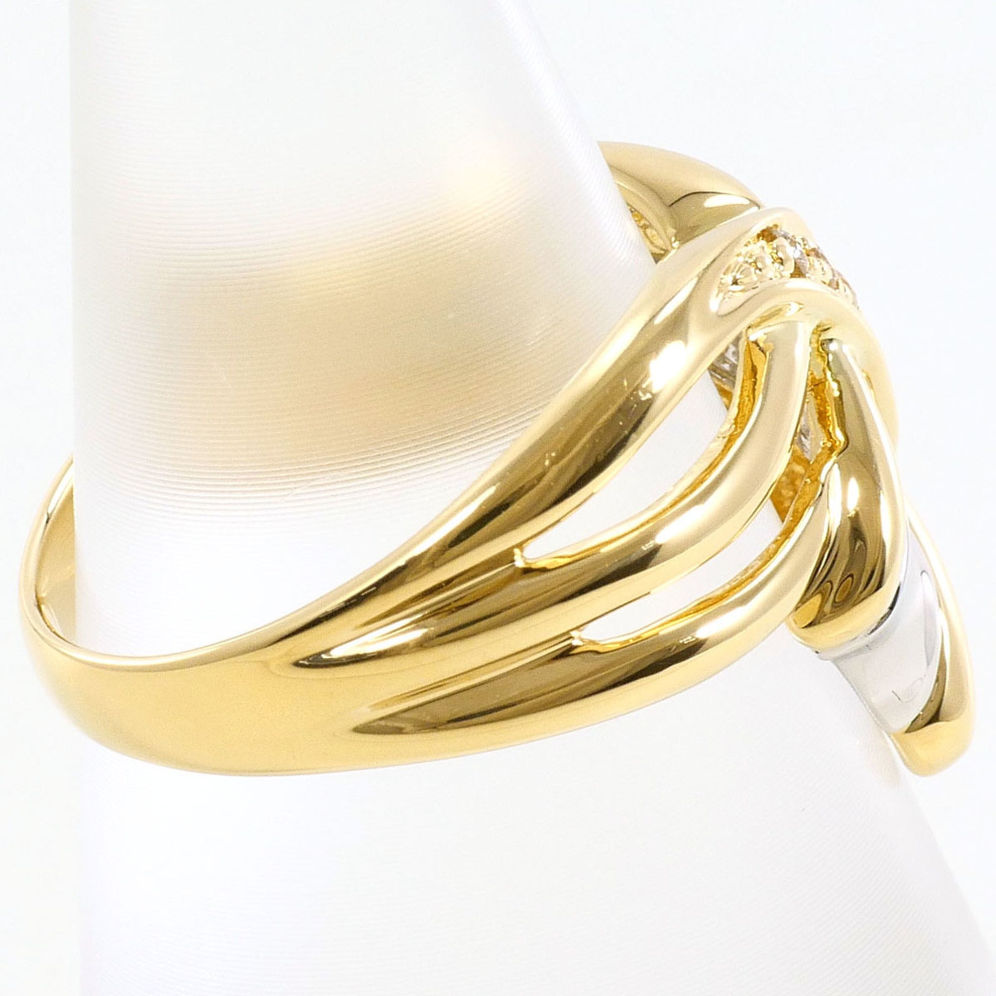 Unbranded Platinum Yellow Gold Yellow Gold (18K) Platinum 850 Band Ring (Pre-Owned)