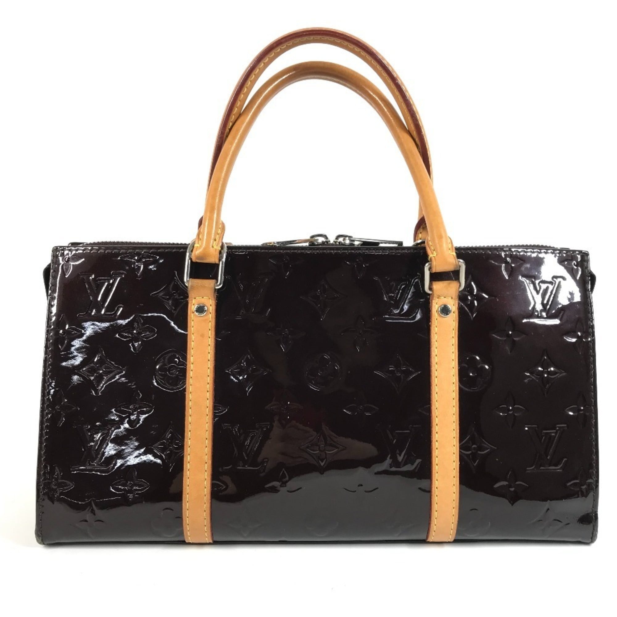 Louis Vuitton Amarante Purple Monogram Vernis Handbag Shoulder Bag Tote Bag (Pre-Owned)