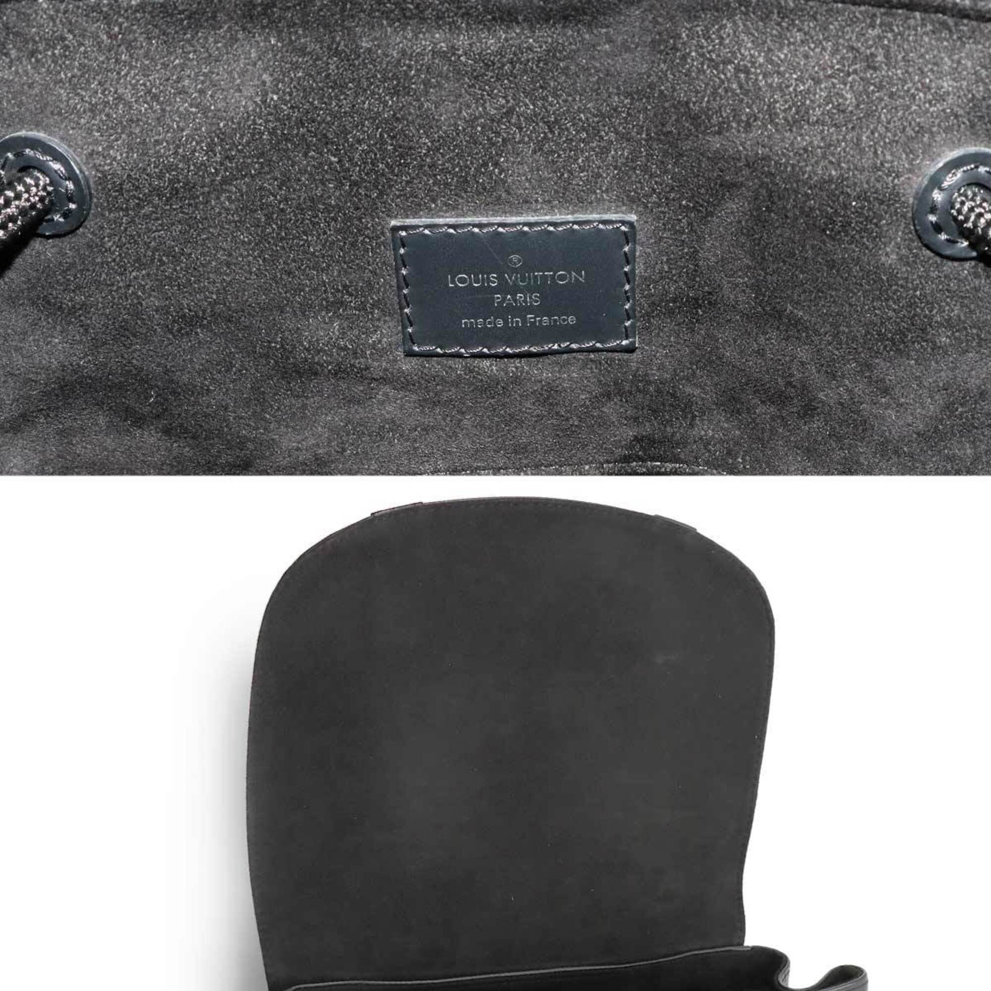 Louis Vuitton Noir Epi Leather Backpack (Pre-Owned)
