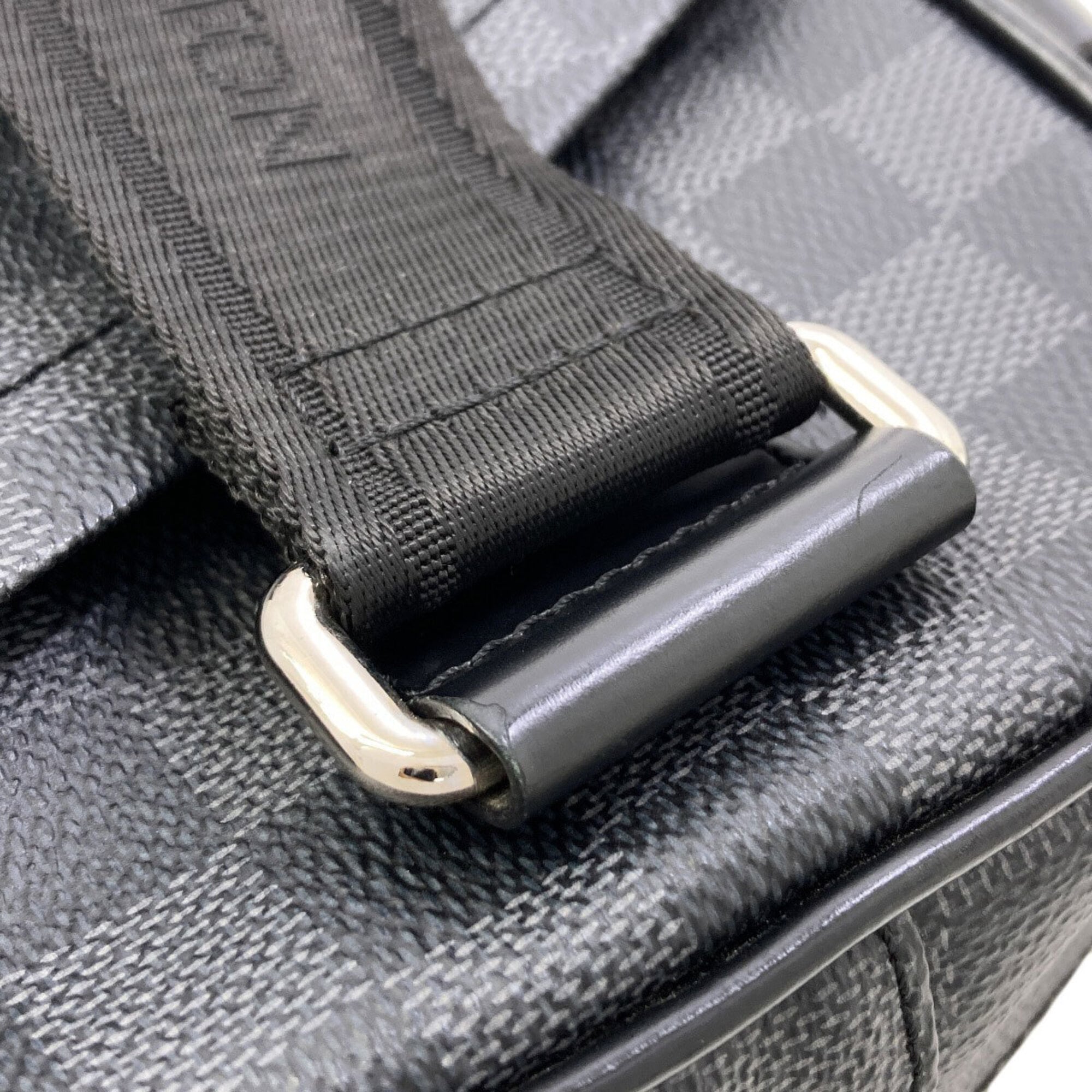 Louis Vuitton Damier Graphite Damier Canvas Basket Fanny Pack Sling Bag (Pre-Owned)