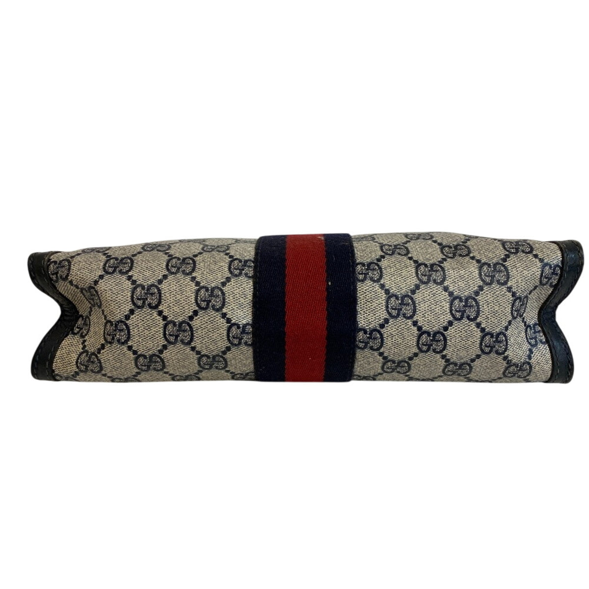 Gucci Navy Pvc Clutch Bag Pouch (Pre-Owned)