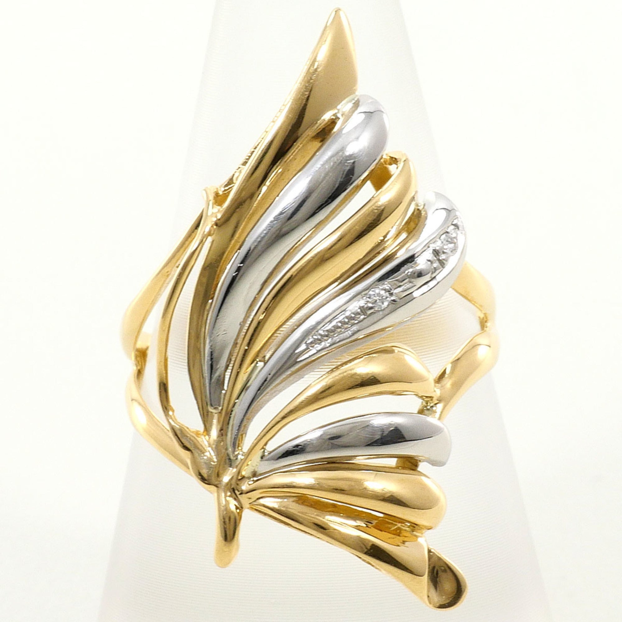 Unbranded Platinum Yellow Gold Yellow Gold (18K) Platinum 900 Band Ring (Pre-Owned)