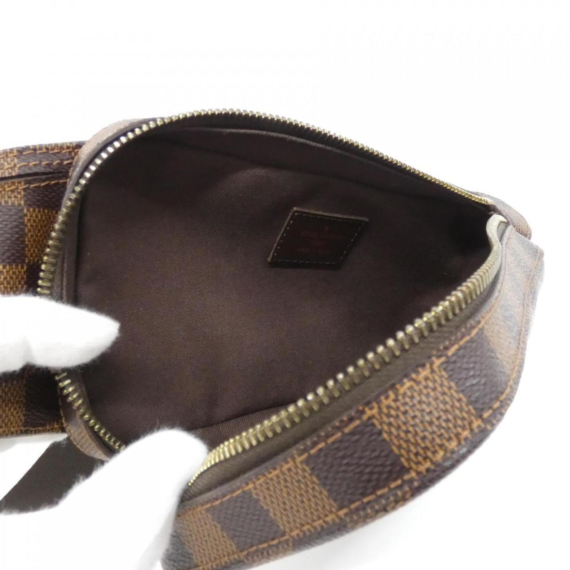Louis Vuitton Brown Coated Canvas Shoulder Bag (Pre-Owned)