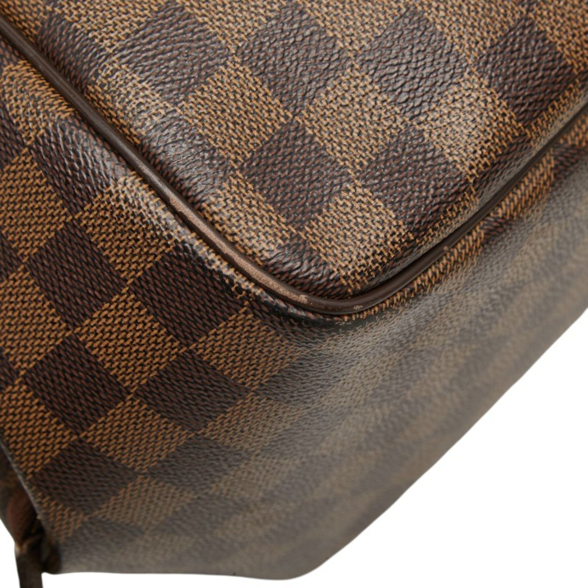 Louis Vuitton Damier Brown Pvc Leather Shoulder Bag (Pre-Owned)