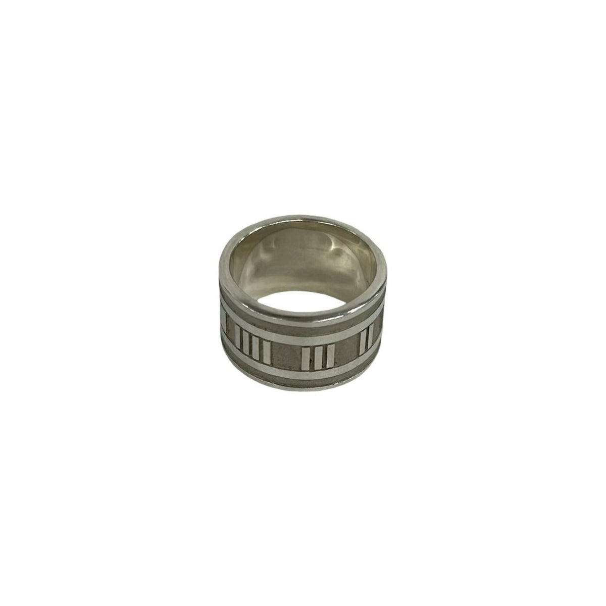 Tiffany Silver Silver 925 Band Ring (Pre-Owned)