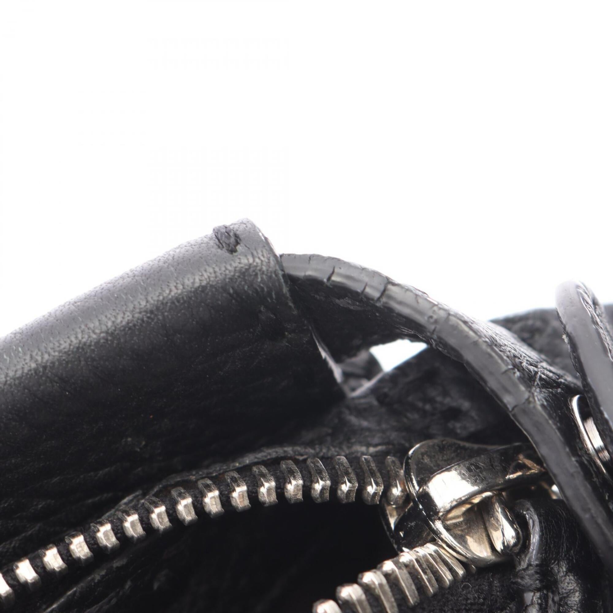 Fendi Peekaboo Black Leather Briefcase (Pre-Owned)