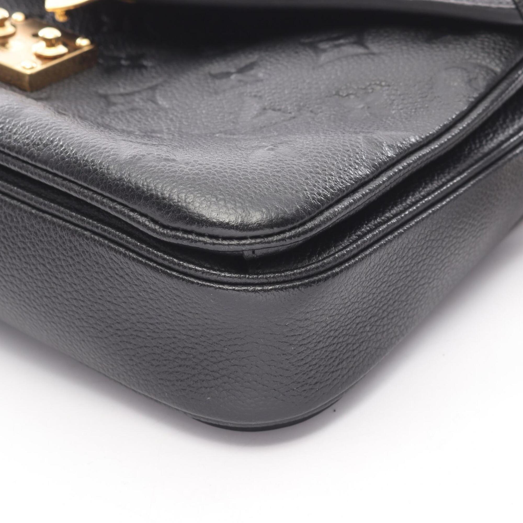 Louis Vuitton Black Monogram Monogram Empreinte Leather Handbag Pochette (Pre-Owned)