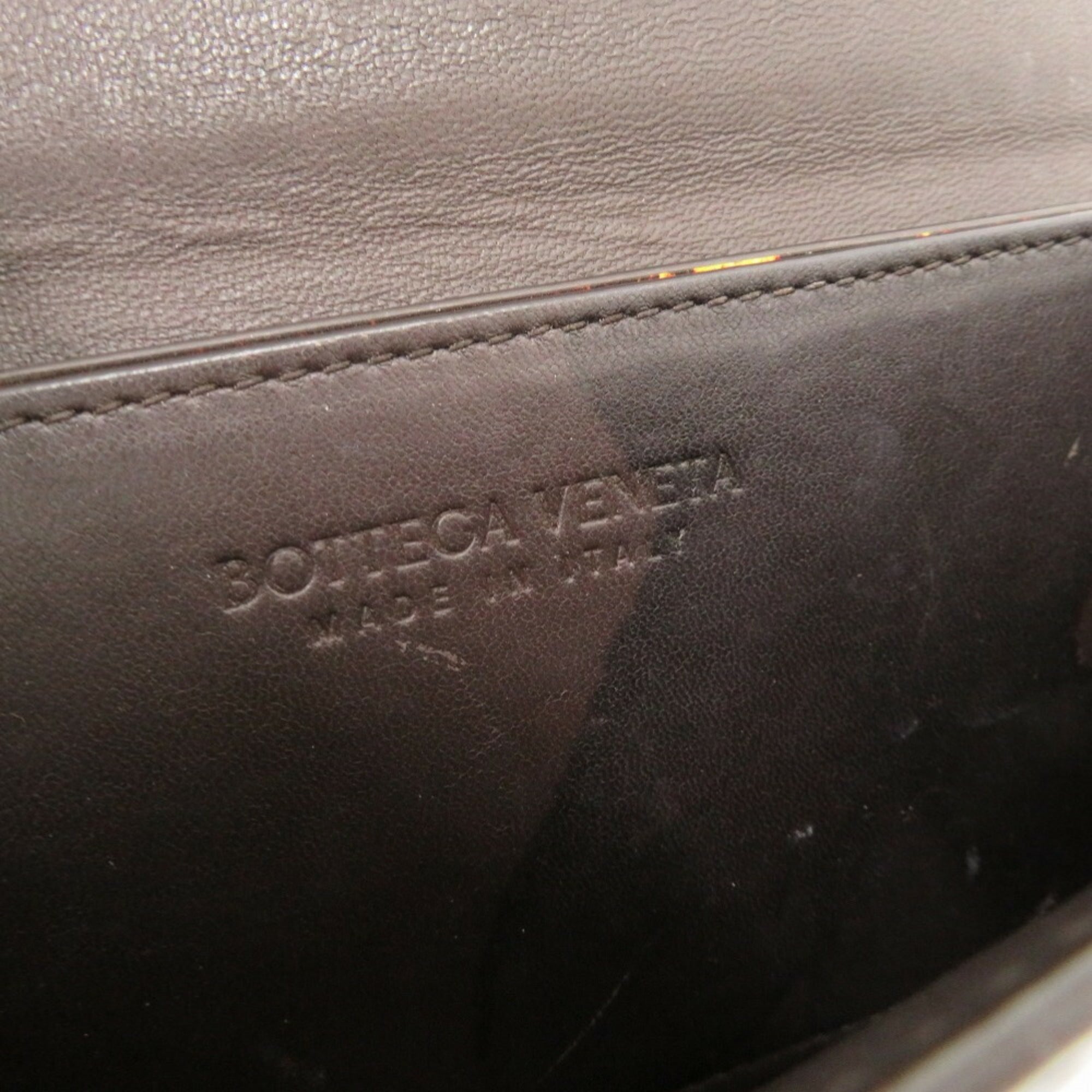 Bottega Veneta Brown Leather Shoulder Bag (Pre-Owned)