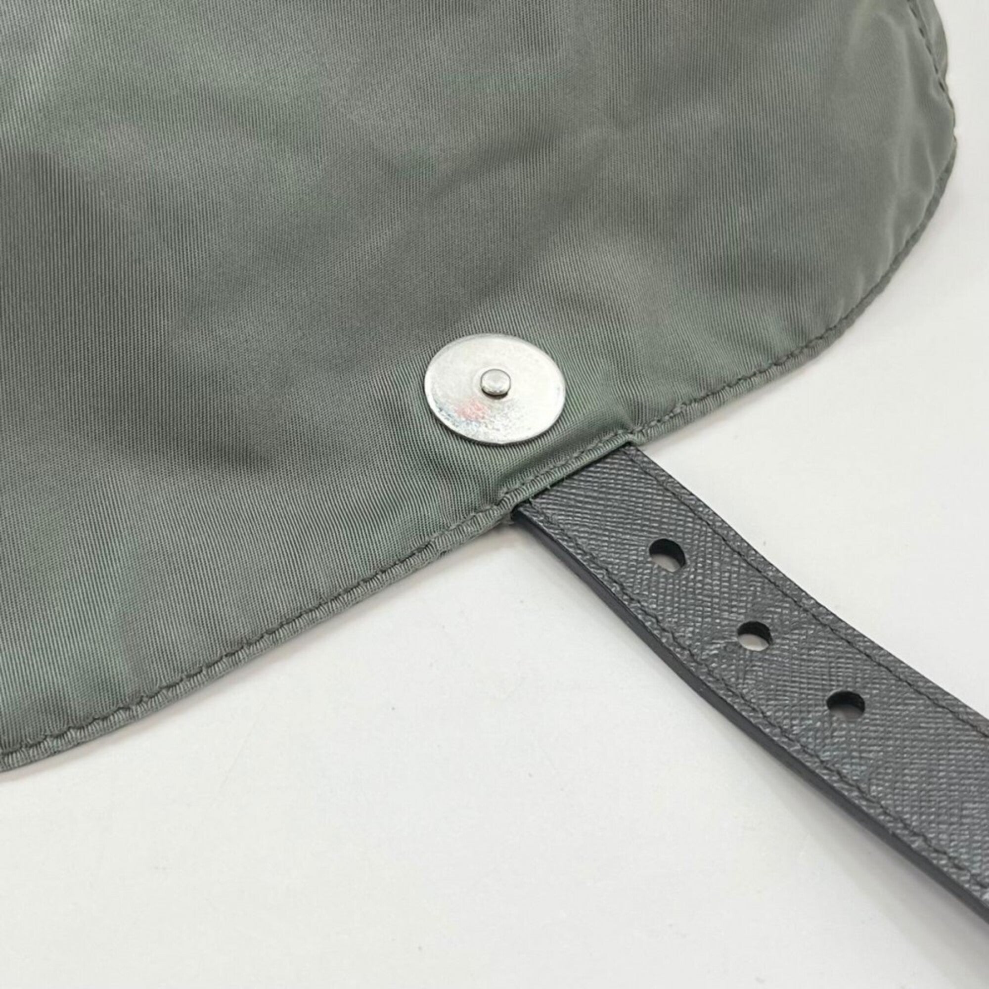 Prada Olive Nylon Backpack (Pre-Owned)