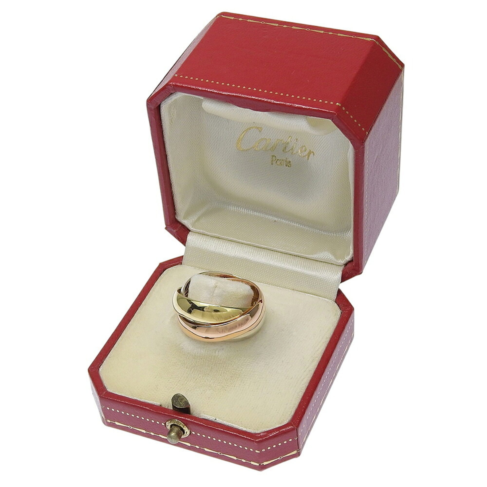Cartier Pink Gold White Gold Yellow Gold Yellow Gold (18K) Pink Gold (18K) White Gold (18K) Band Ring (Pre-Owned)