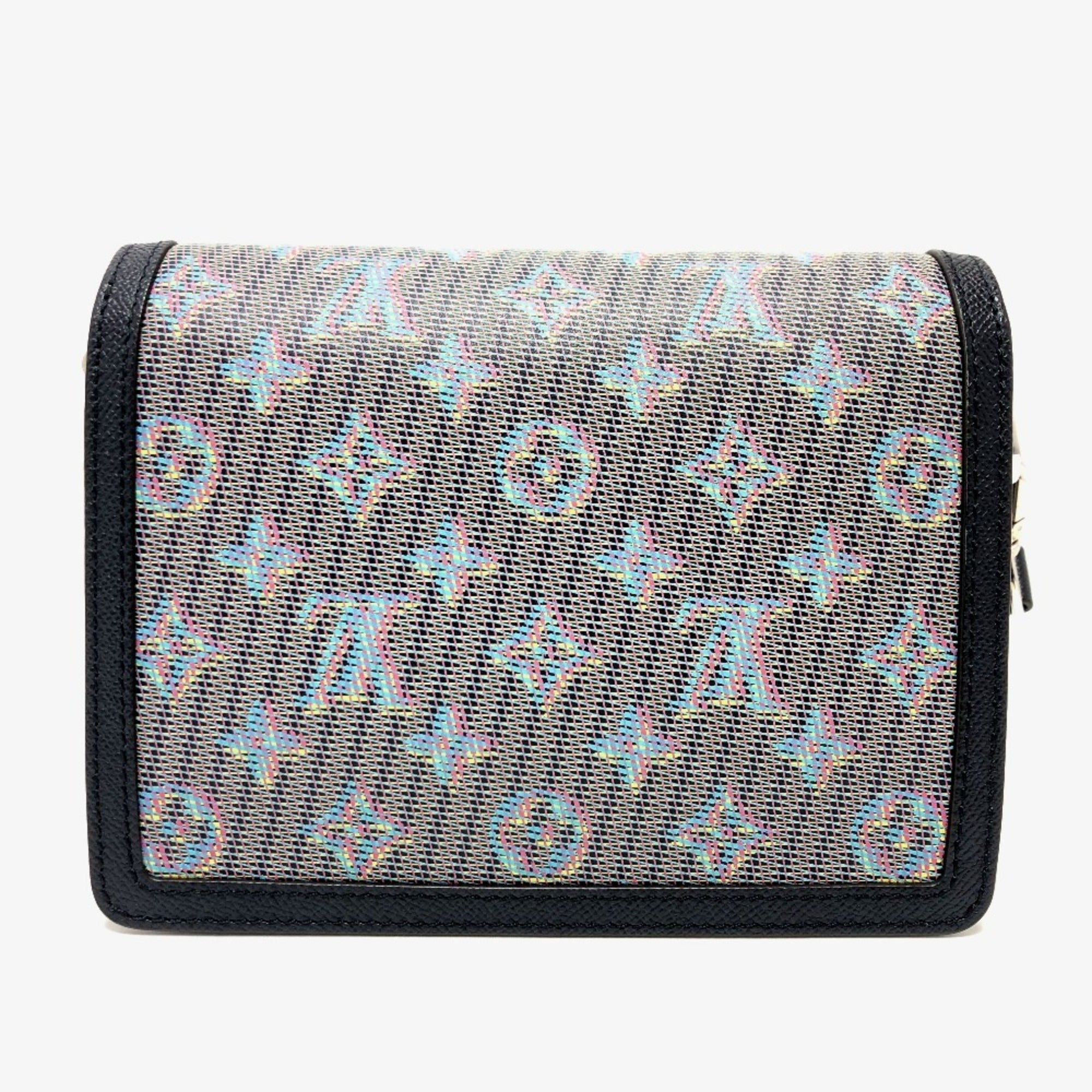 Louis Vuitton Blue Multi-Color Leather Shoulder Bag (Pre-Owned)
