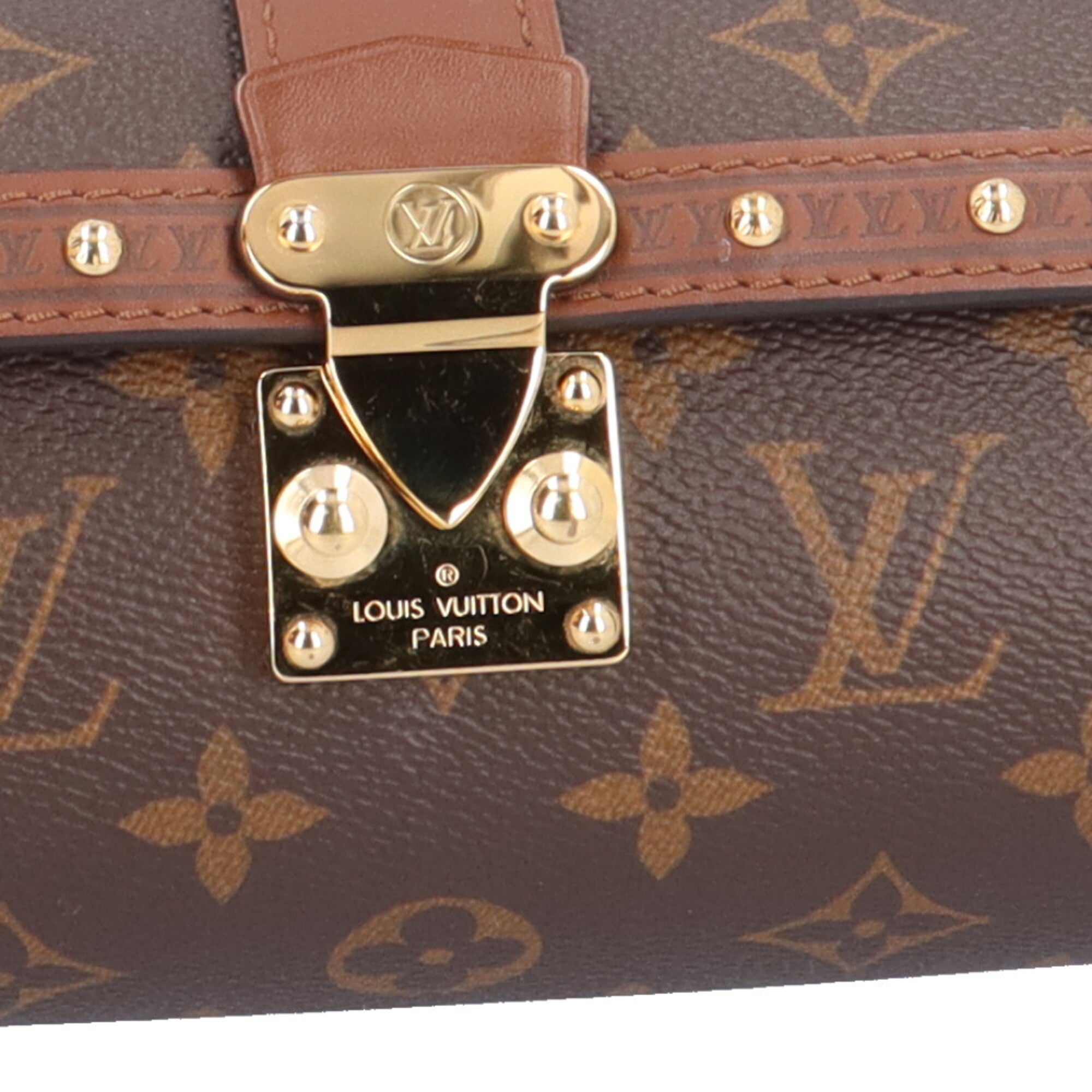 Louis Vuitton Brown Galle Monogram Or Monogram Shoulder Bag (Pre-Owned)