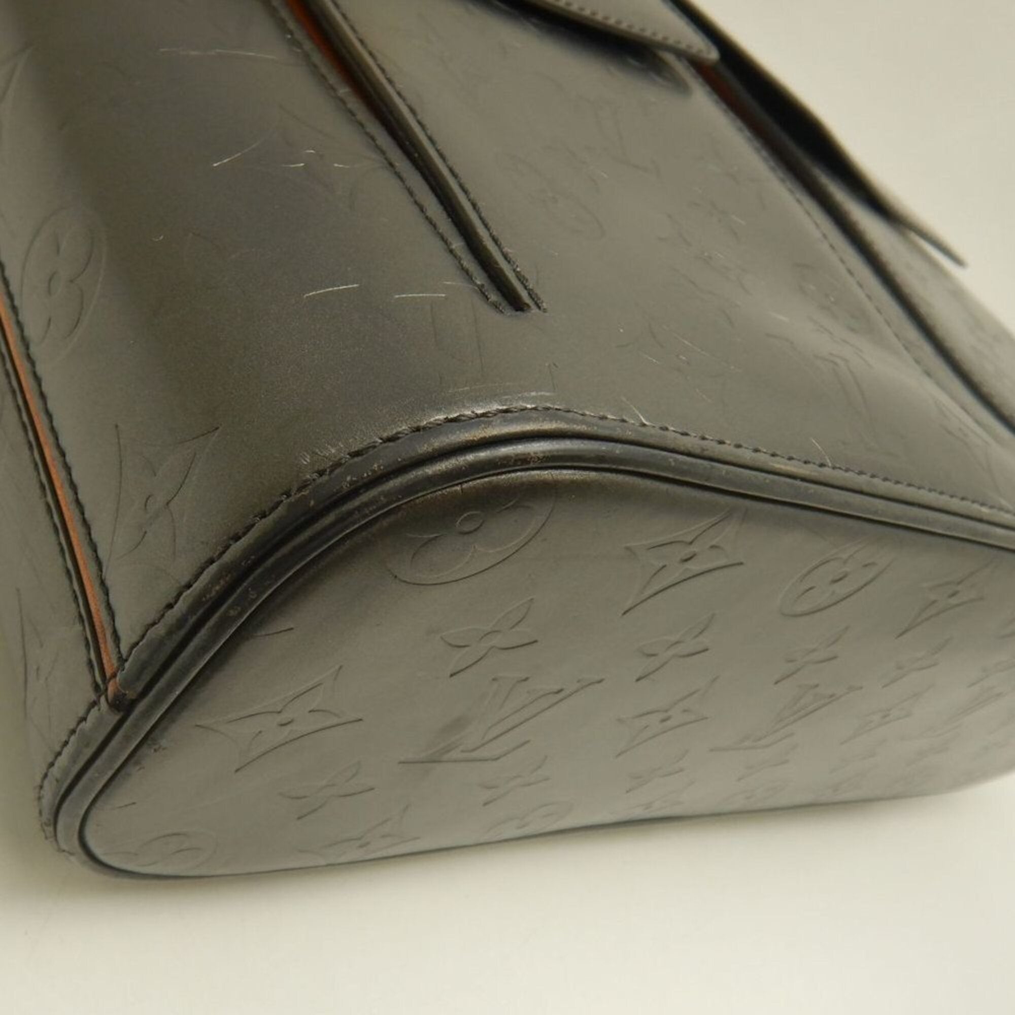 Louis Vuitton Monogram Noir Leather Tote Bag (Pre-Owned)