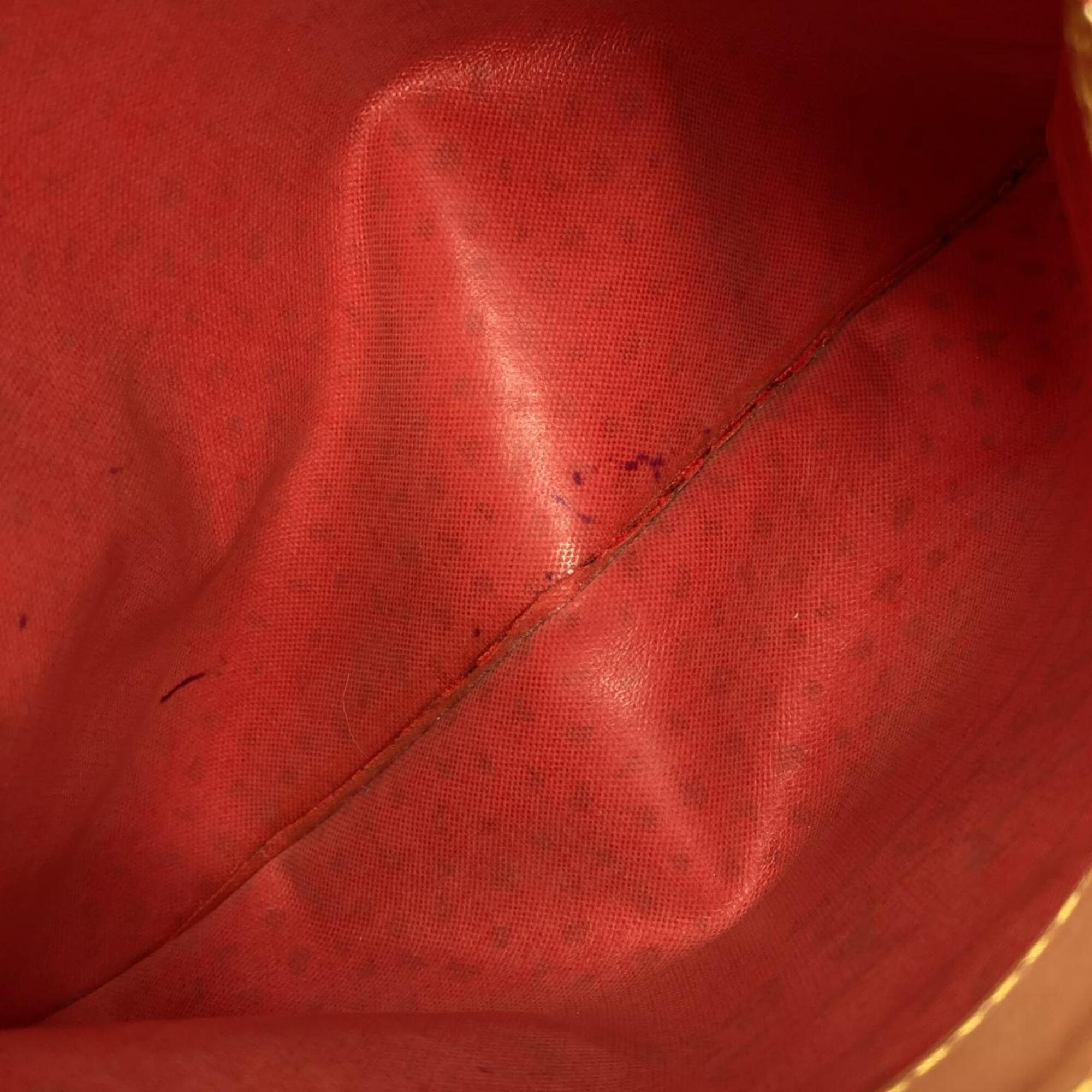 Louis Vuitton Yayoi Kusama Marron Rouge Coated Canvas Handbag (Pre-Owned)