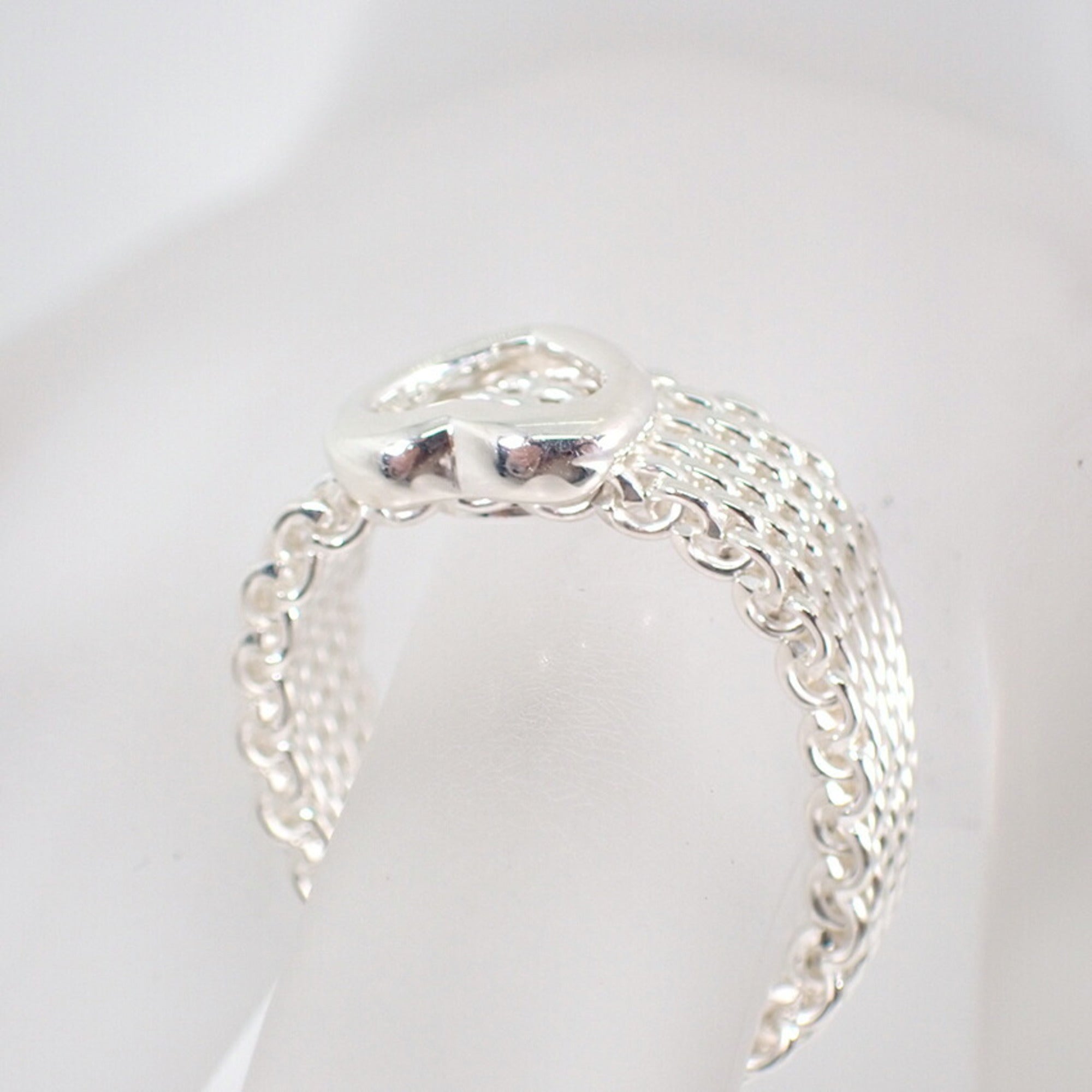 Tiffany Silver Sterling Silver 925 Band Ring (Pre-Owned)