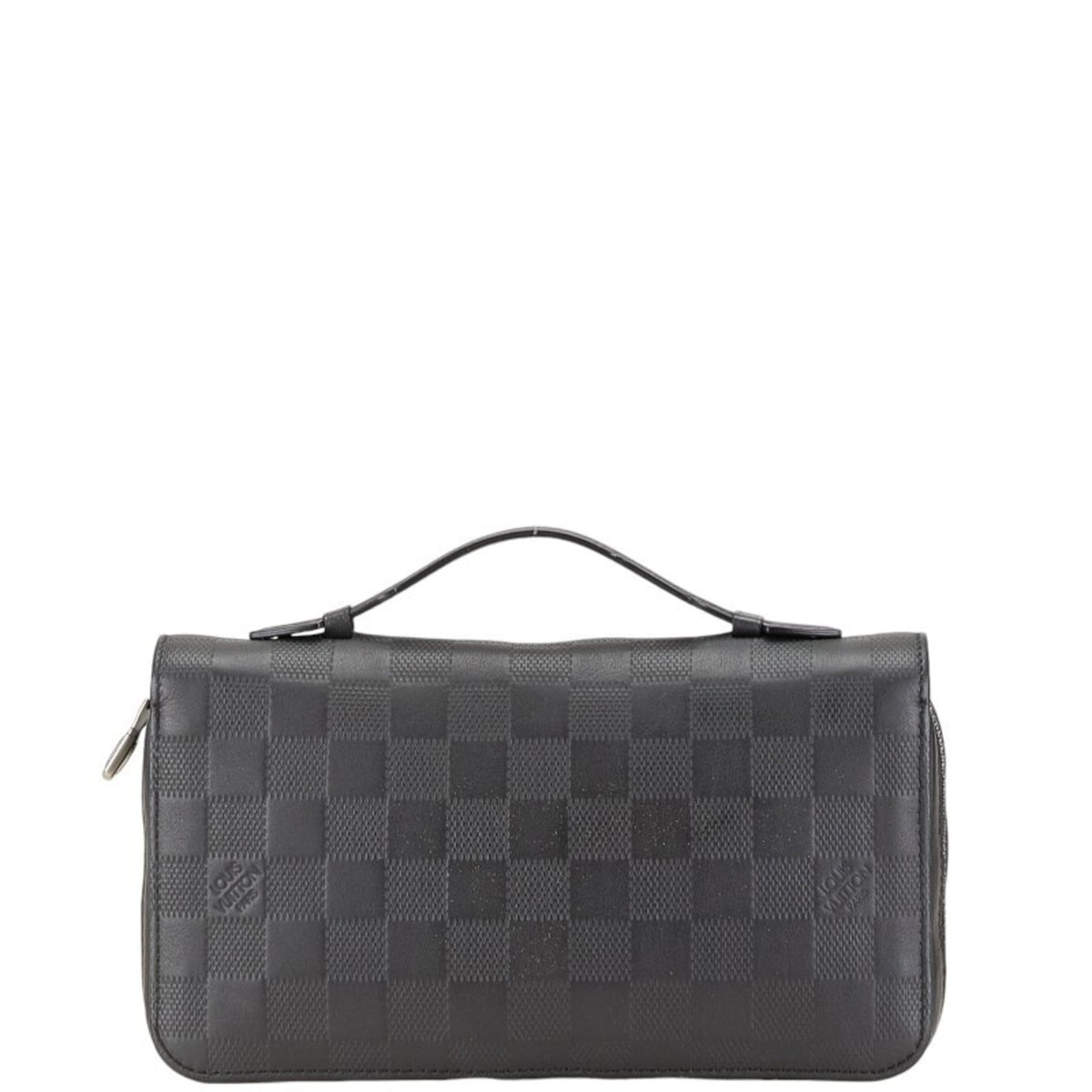Louis Vuitton Damier Infini Black Onyx Pvc Leather Long Wallet (Bi-Fold) (Pre-Owned)