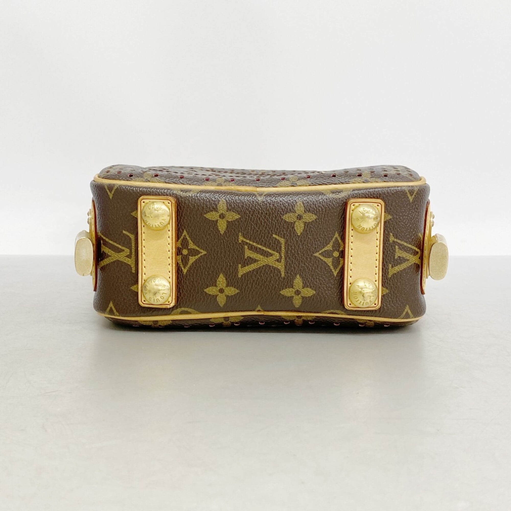 Louis Vuitton Brown Fuchsia Shoulder Bag (Pre-Owned)