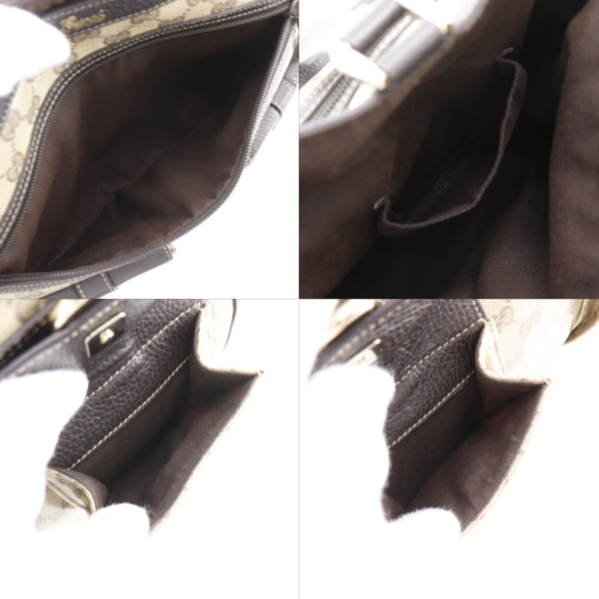 Gucci Brown Gg Crystal Tote Bag (Pre-Owned)