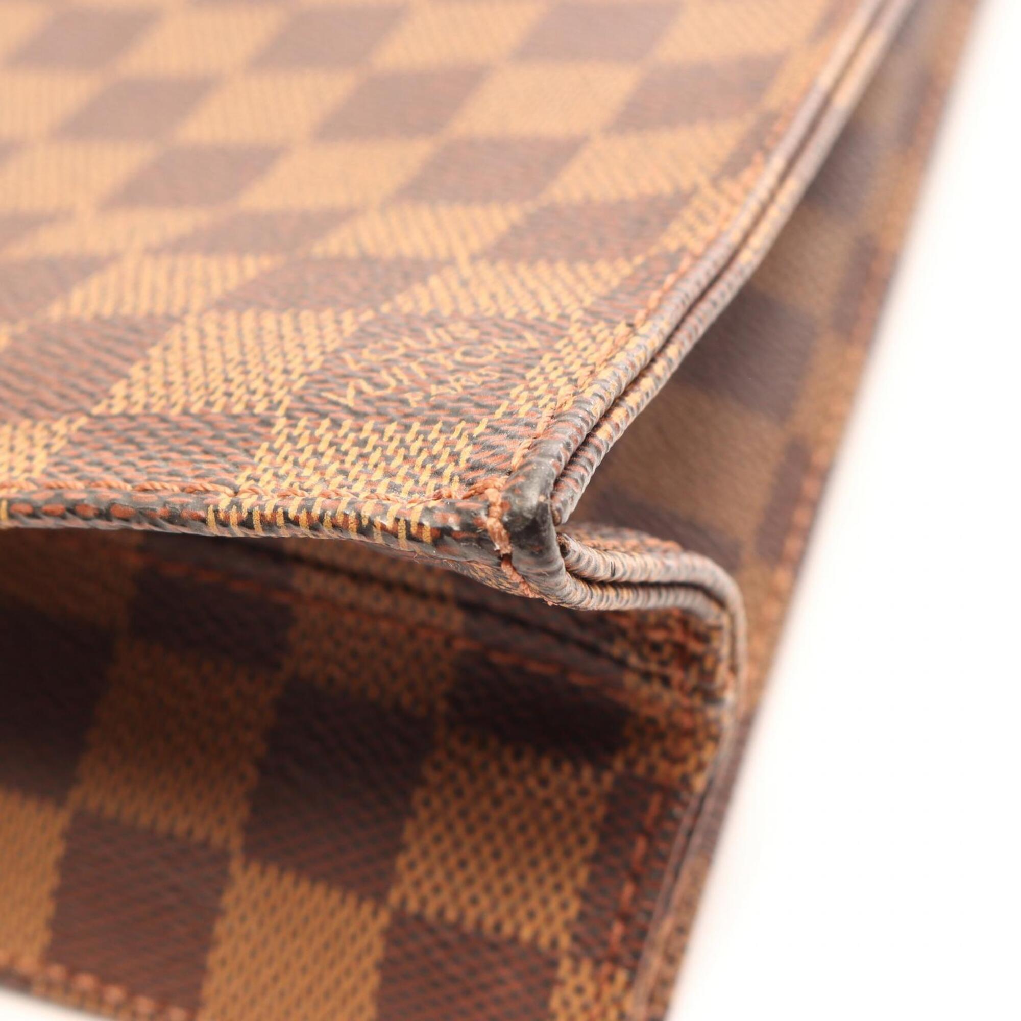 Louis Vuitton Brown Coated Canvas Pvc Leather Handbag Tote Bag (Pre-Owned)