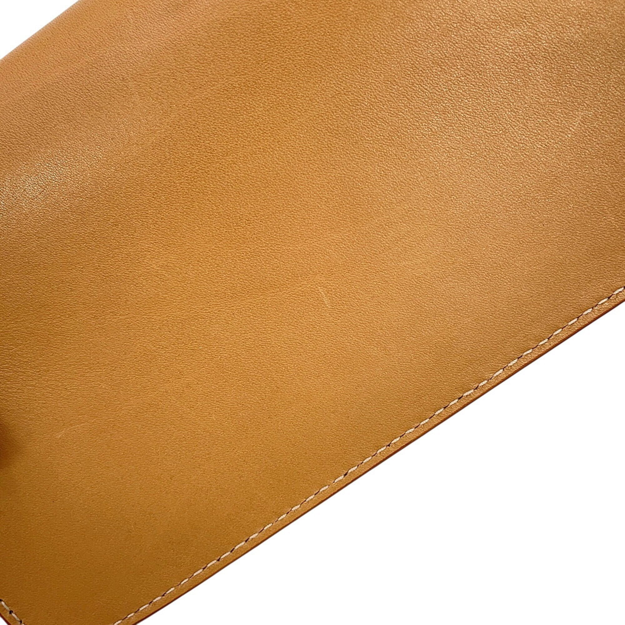 Yves Saint Laurent Beige Leather Handbag Shoulder Bag (Pre-Owned)
