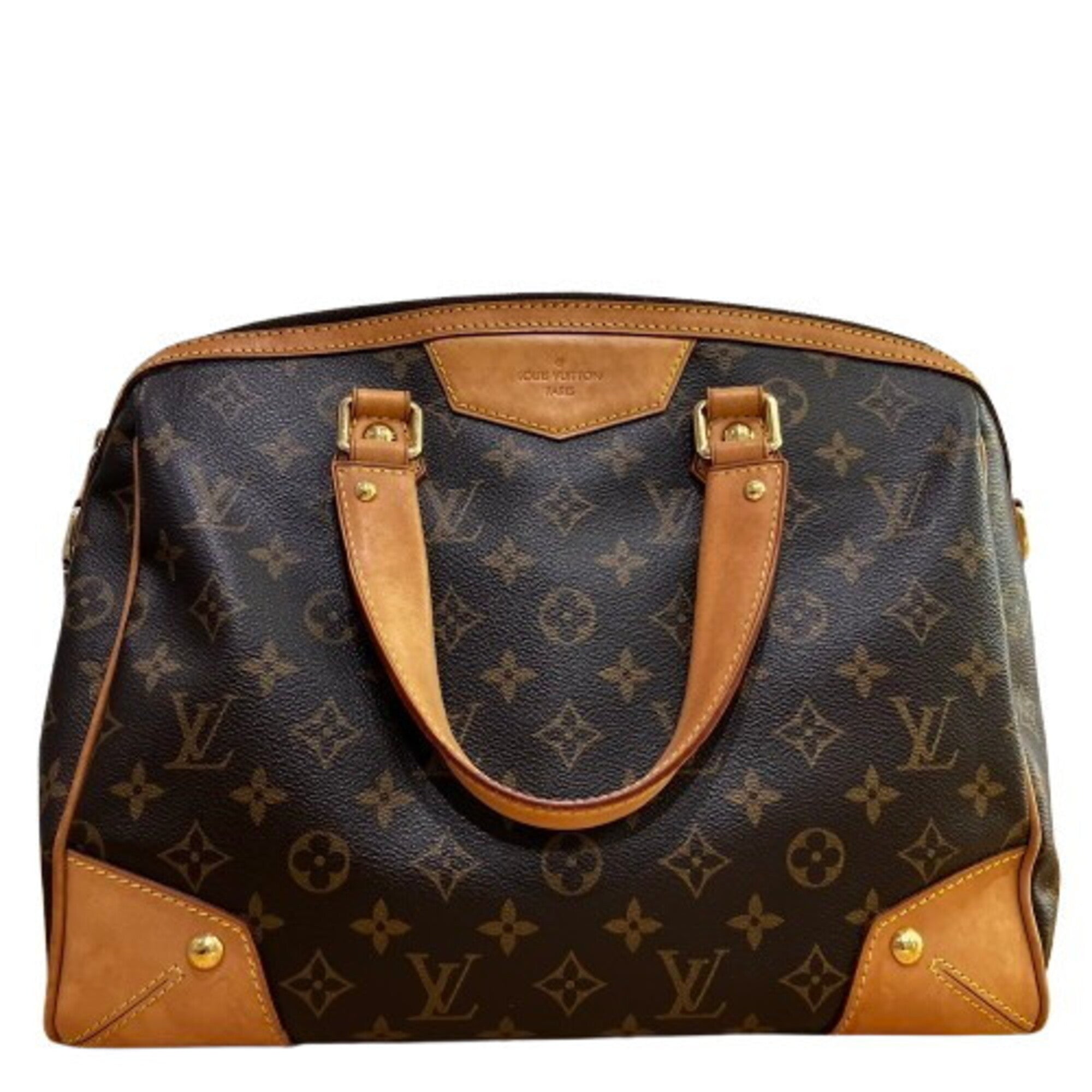Louis Vuitton Brown Pvc Handbag (Pre-Owned)