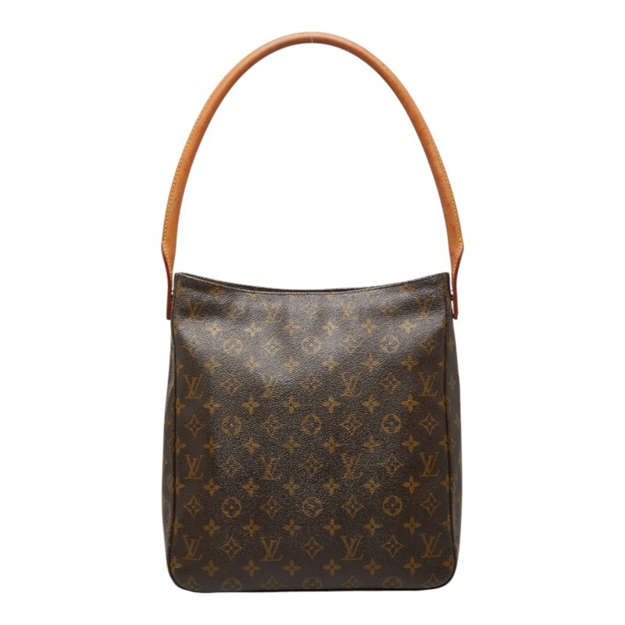Louis Vuitton Monogram Brown Pvc Leather Handbag Shoulder Bag (Pre-Owned)