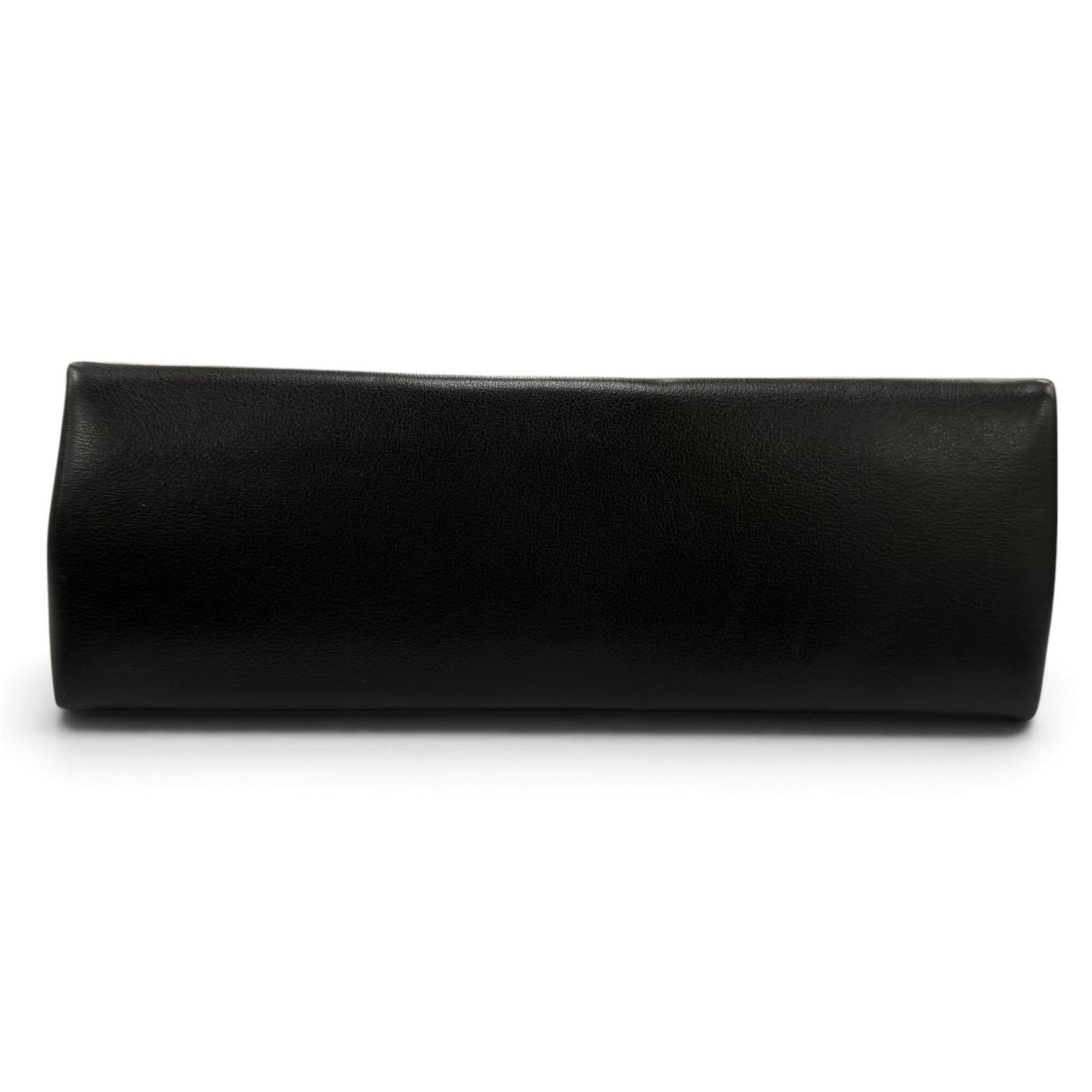 Valentino Black Leather Pouch (Pre-Owned)