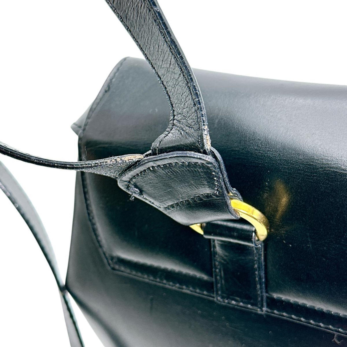 Salvatore Ferragamo Black Leather Backpack (Pre-Owned)