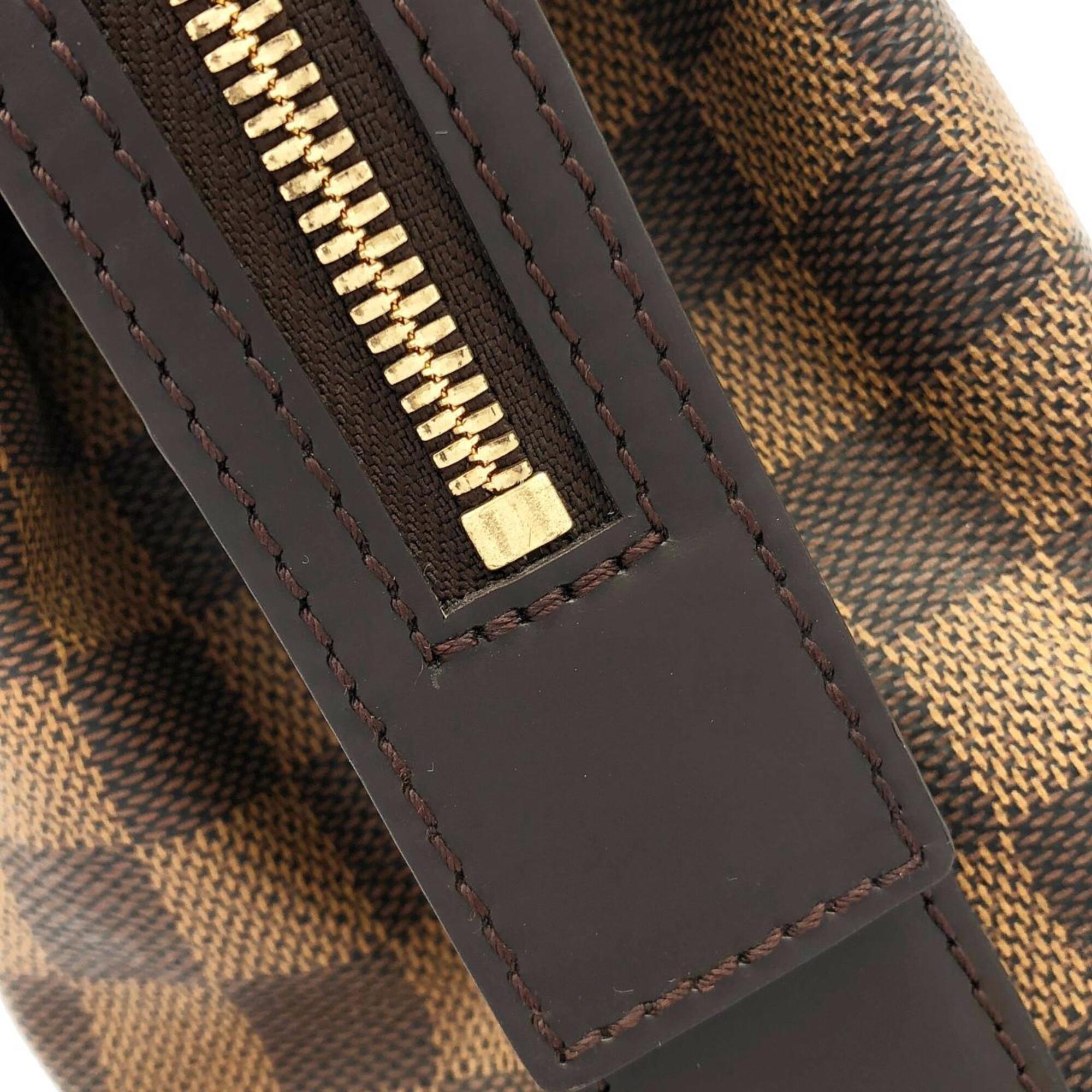 Louis Vuitton Brown Coated Canvas Shoulder Bag (Pre-Owned)