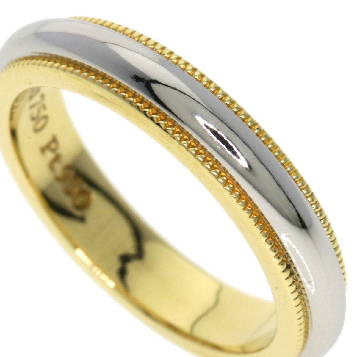 Tiffany Yellow Gold (18K) Platinum 950 Band Ring (Pre-Owned)