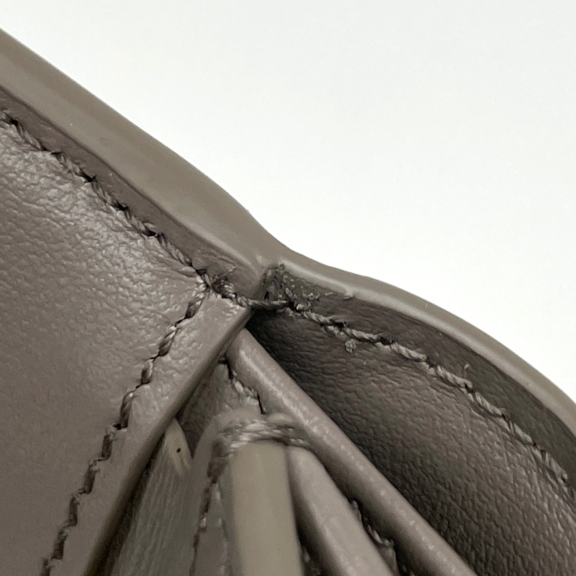 Celine Gray Leather Wallet (Bi-Fold) (Pre-Owned)