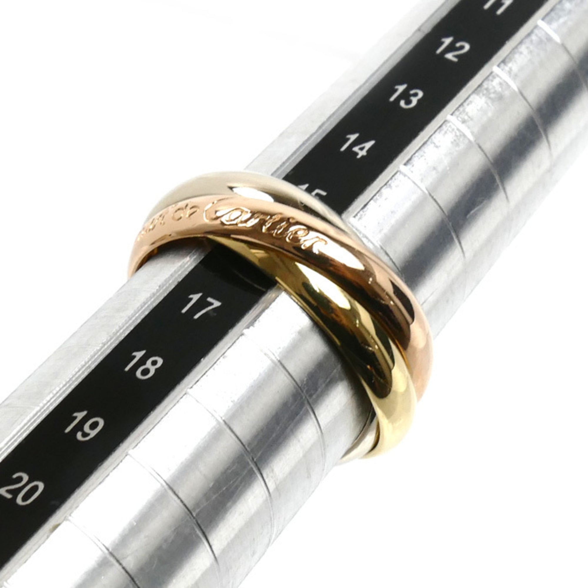 Cartier Yellow Gold (18K) Pink Gold (18K) White Gold (18K) Band Ring (Pre-Owned)