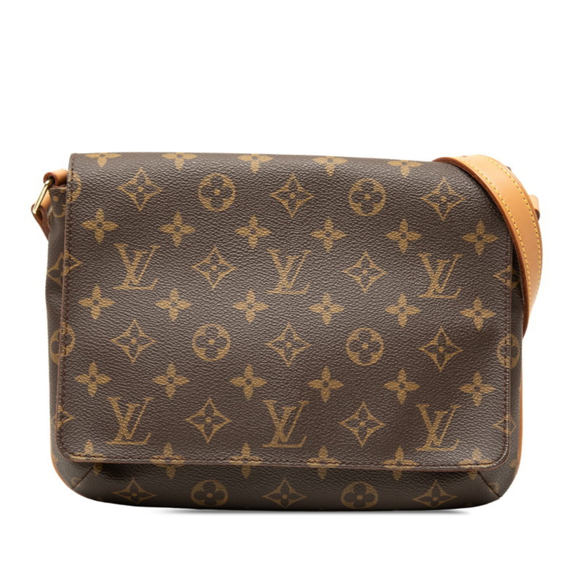 Louis Vuitton Brown Pvc Leather Shoulder Bag (Pre-Owned)