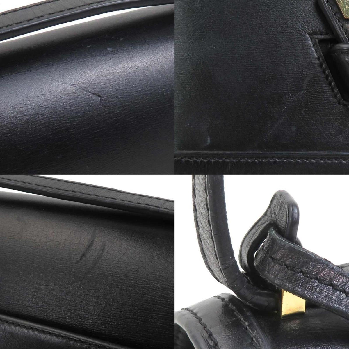 Loewe Black Leather Shoulder Bag (Pre-Owned)
