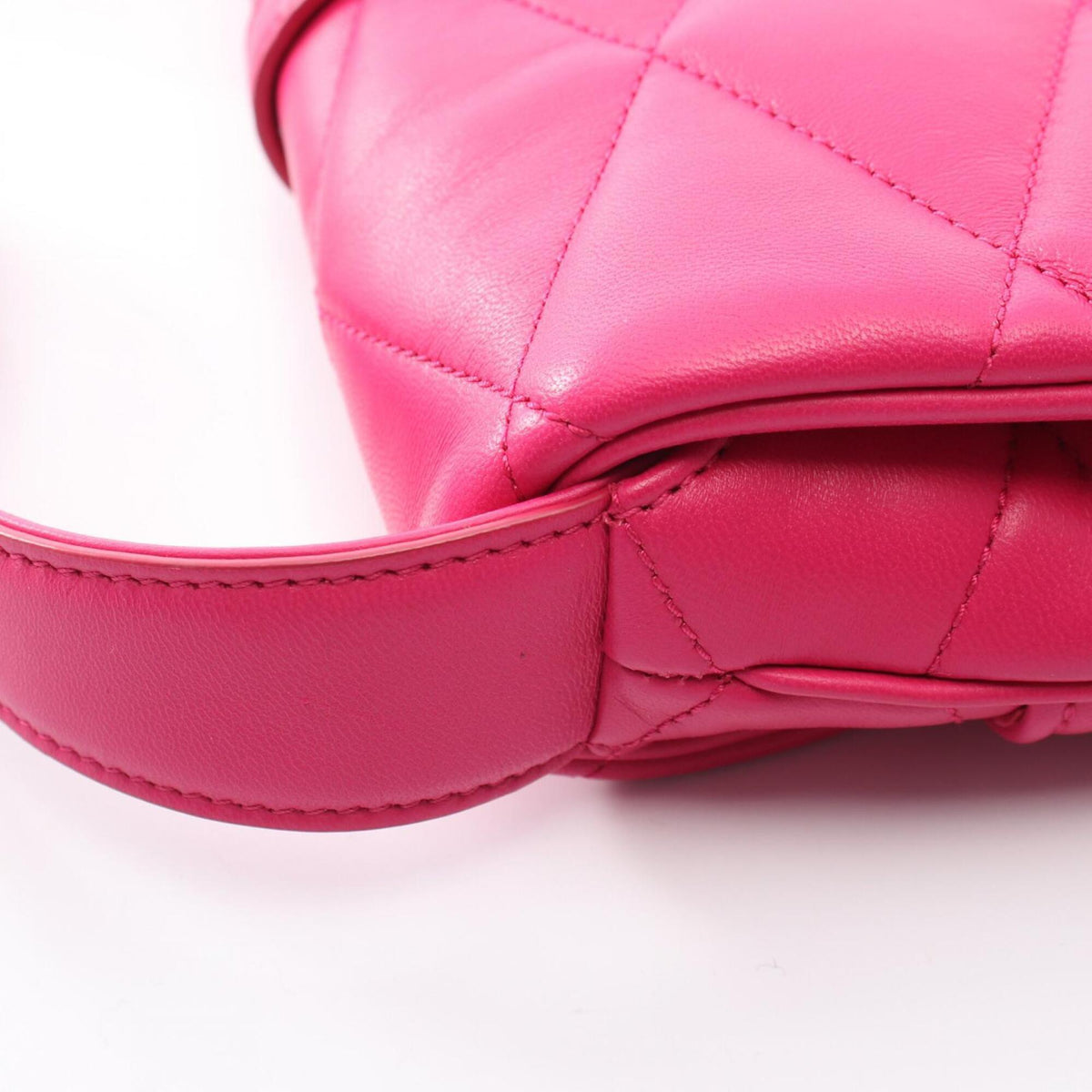 Saint Laurent Pink Leather Handbag Shoulder Bag (Pre-Owned)