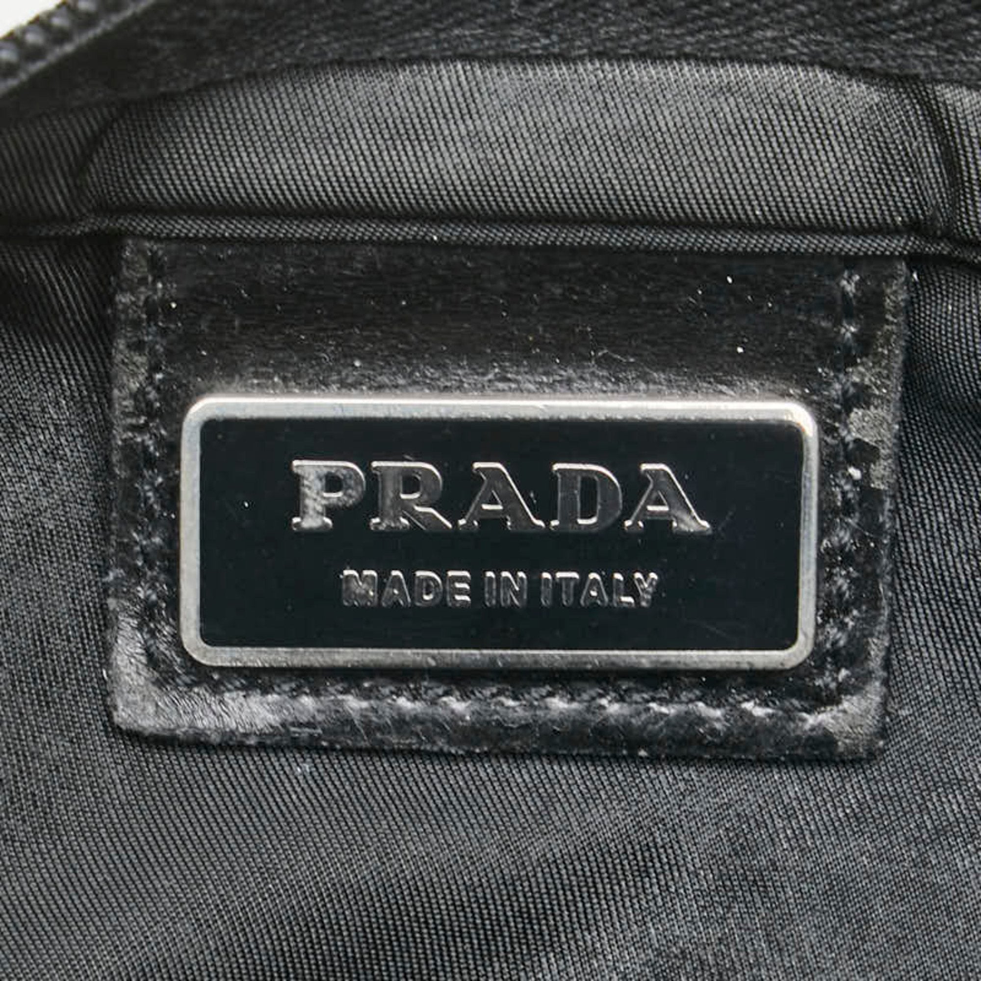 Prada Black Nylon Shoulder Bag (Pre-Owned)