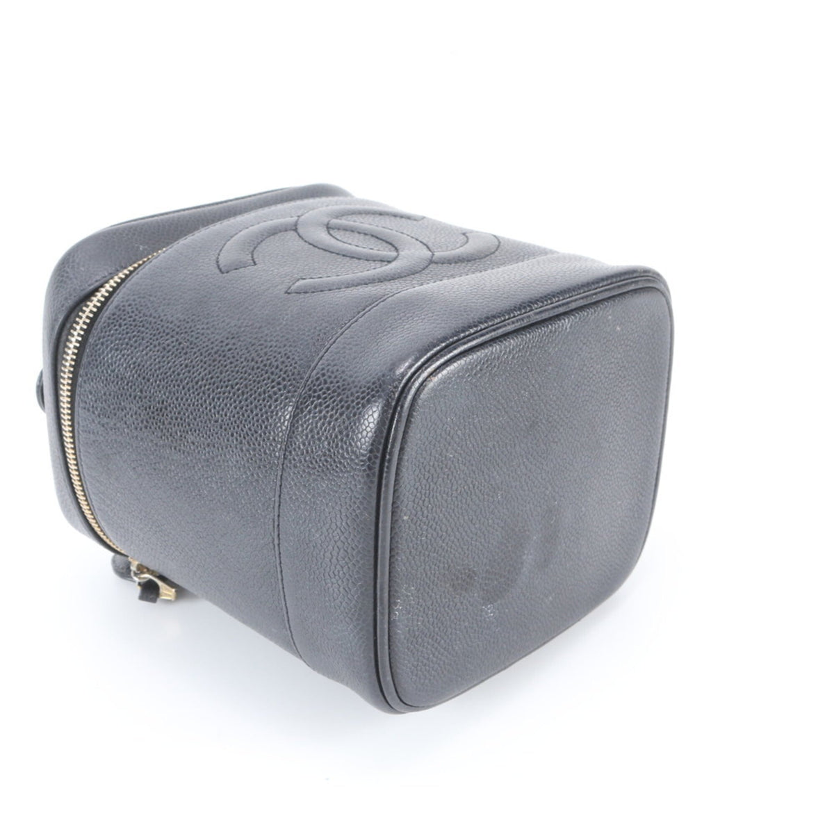 Chanel Black Leather Handbag Pouch (Pre-Owned)