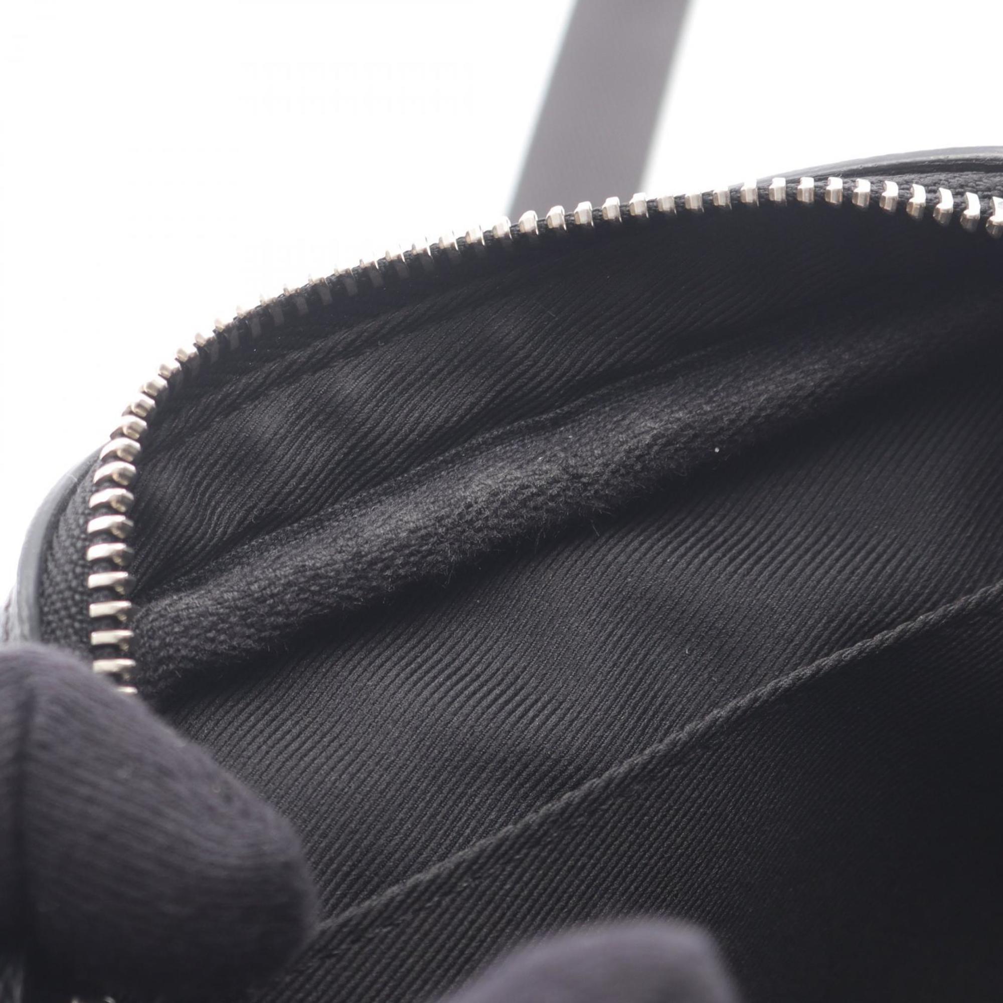 Louis Vuitton Black Coated Canvas Leather Fanny Pack Pochette (Pre-Owned)